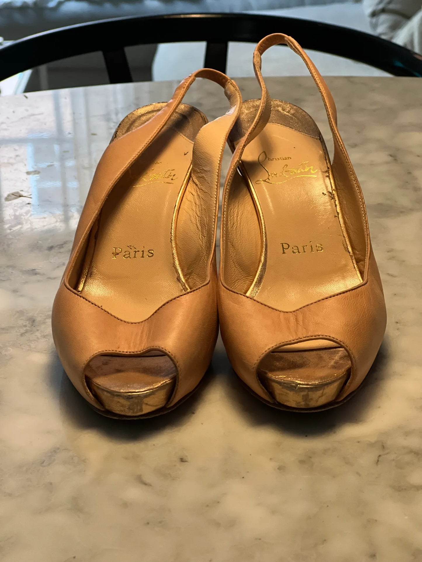 Christian Louboutin Christian Louboutin Slingback--skinnklackar