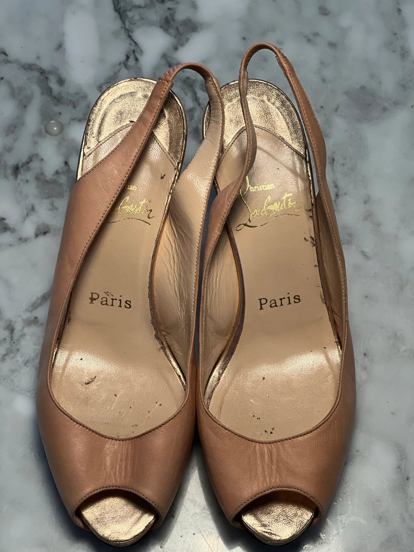 Christian Louboutin Christian Louboutin Slingback--skinnklackar