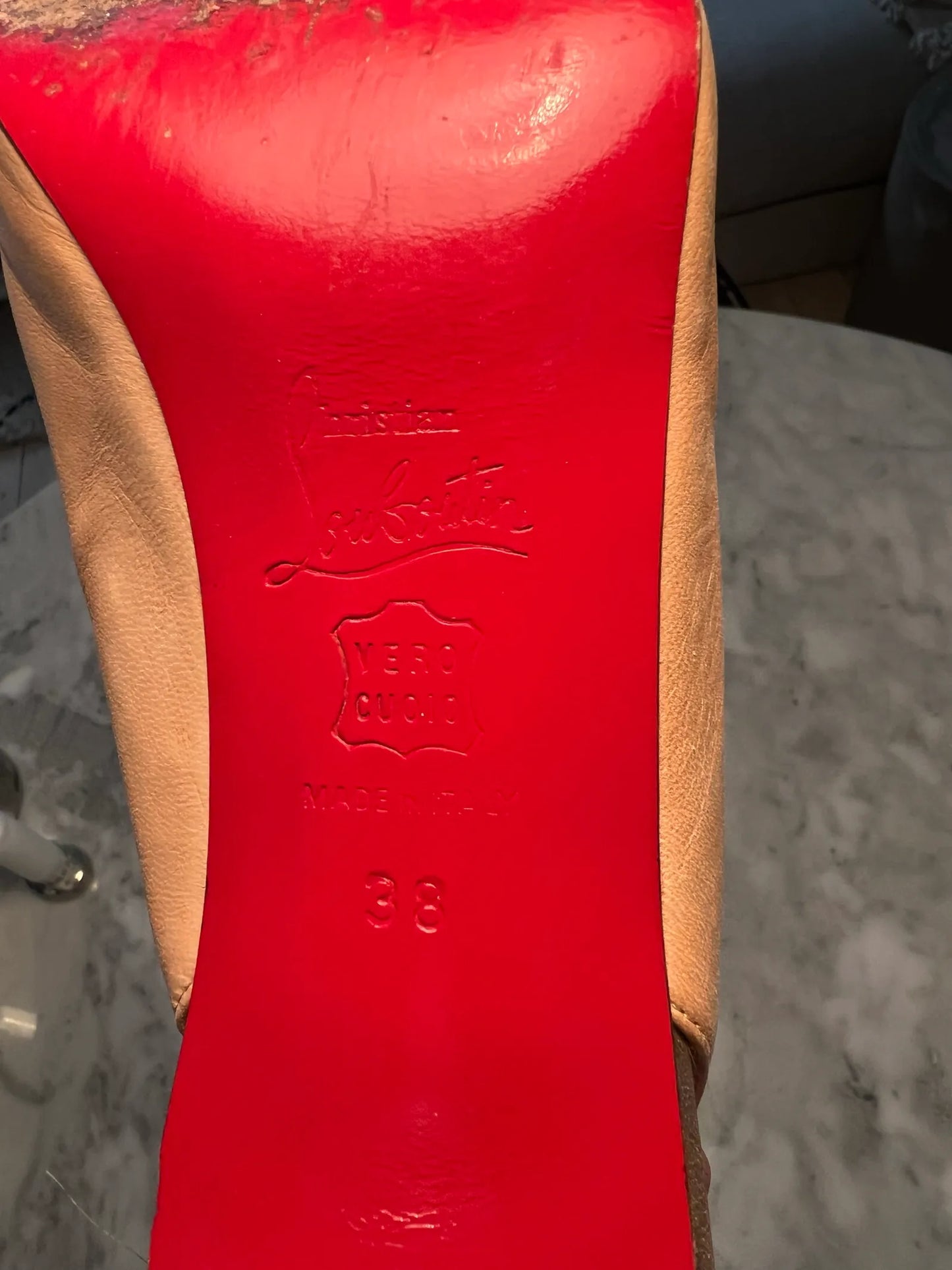 Christian Louboutin Christian Louboutin Slingback--skinnklackar