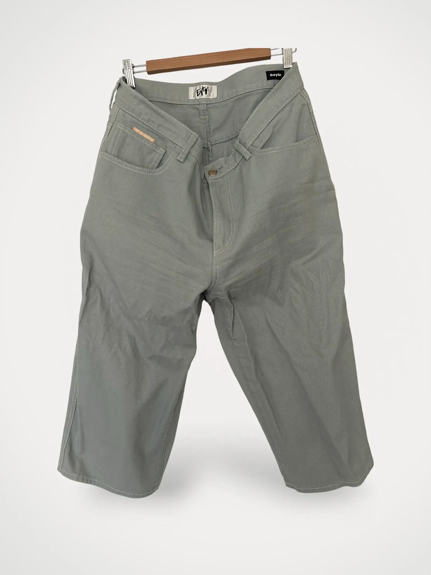 Eytys Boyle Twill Sky Gray-shorts