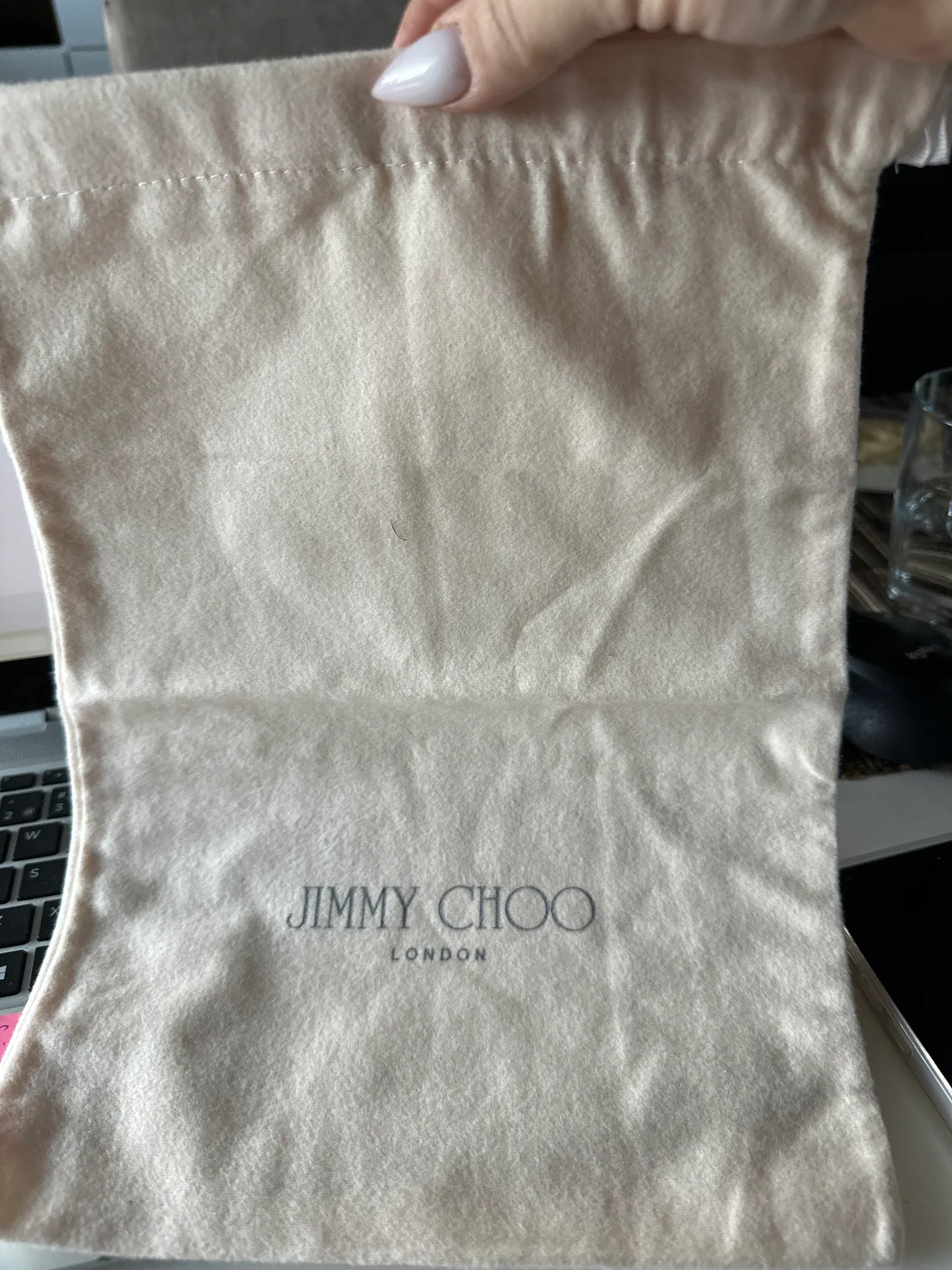 Jimmy Choo-skinnballerinaskor