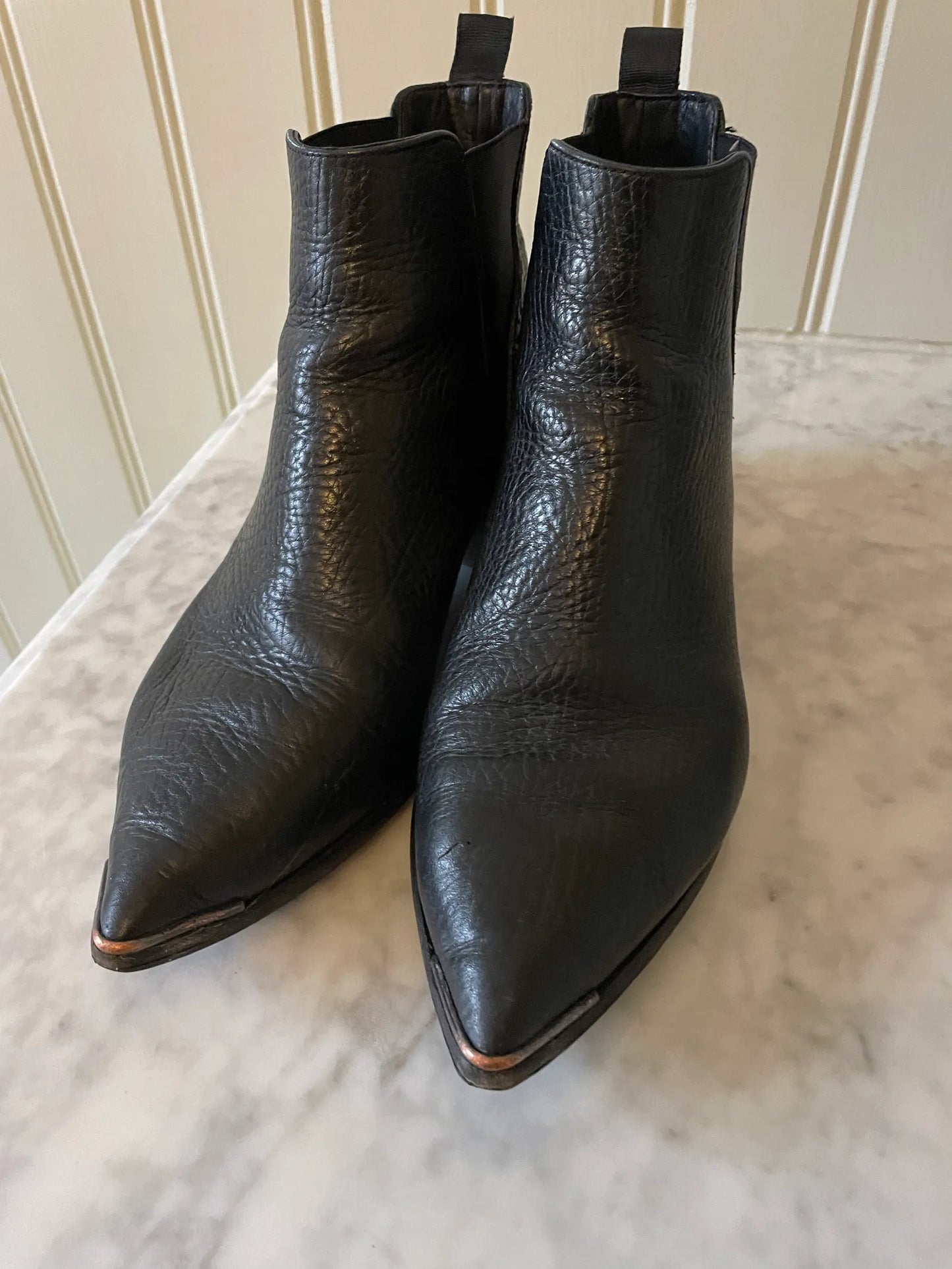 Acne Studios Jensen Grain-skinnboots