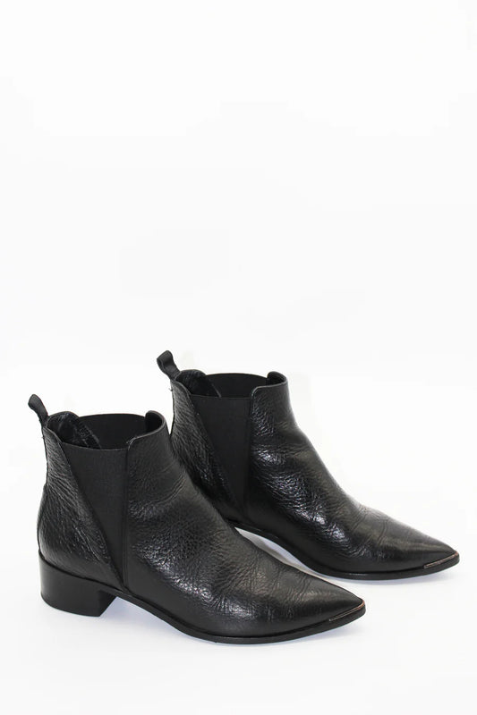 Acne Studios Jensen Grain-skinnboots