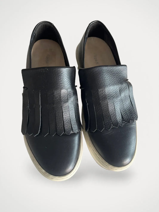 Filippa K Ally-skinnsneakers