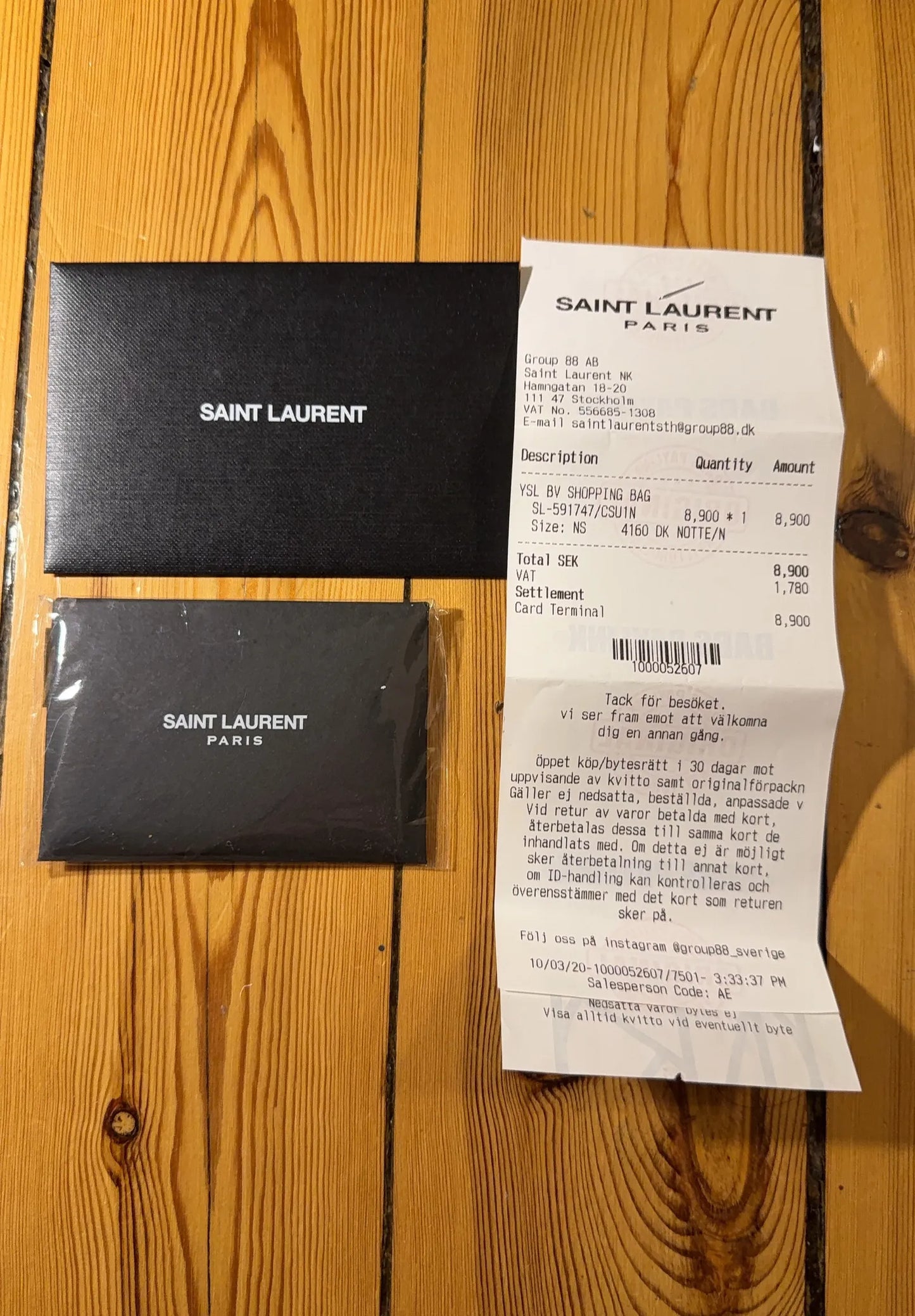Saint Laurent Ysl Bb Shopping Handbag