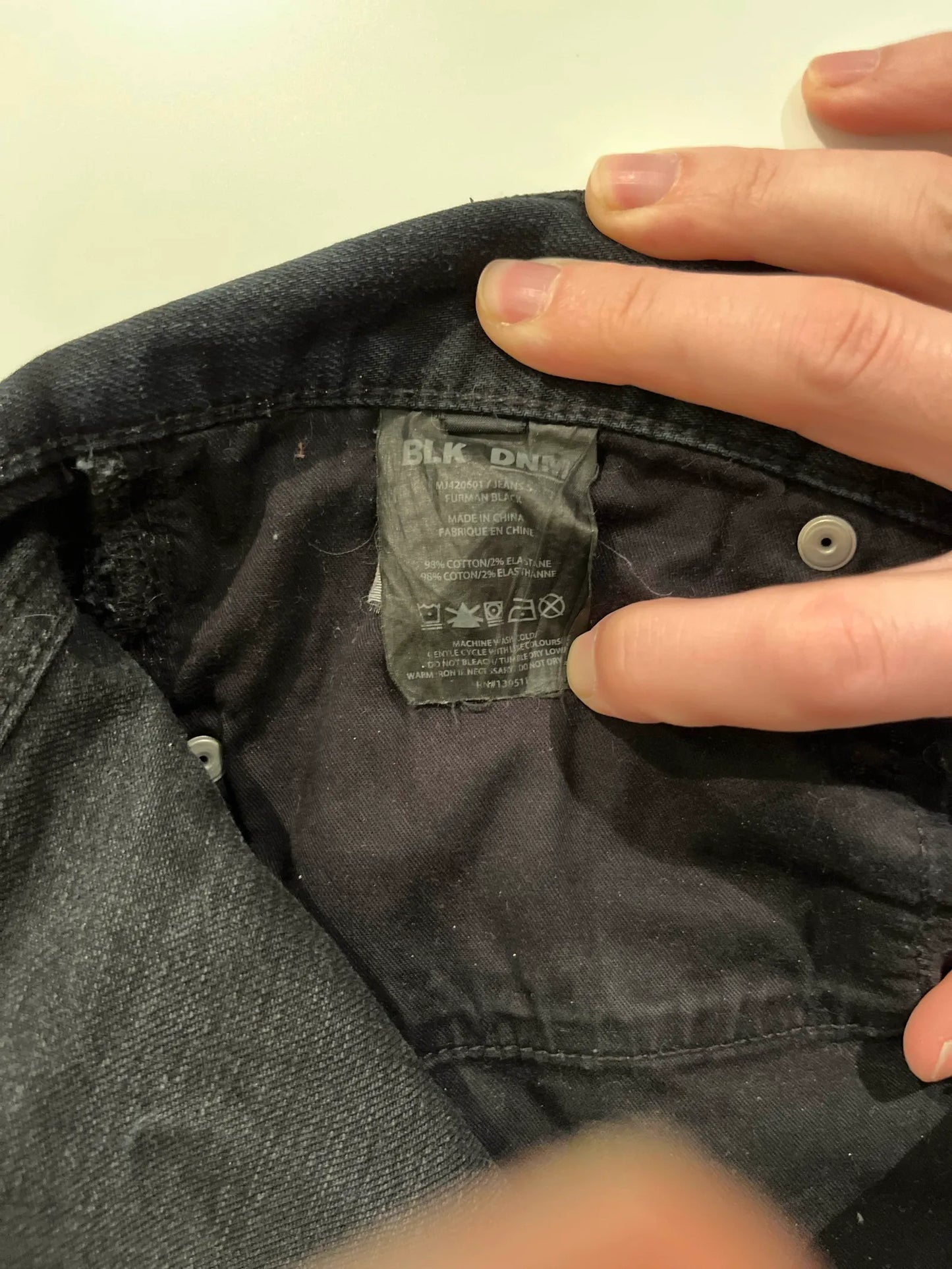 BLK DNM 5 Furman Black Jeans