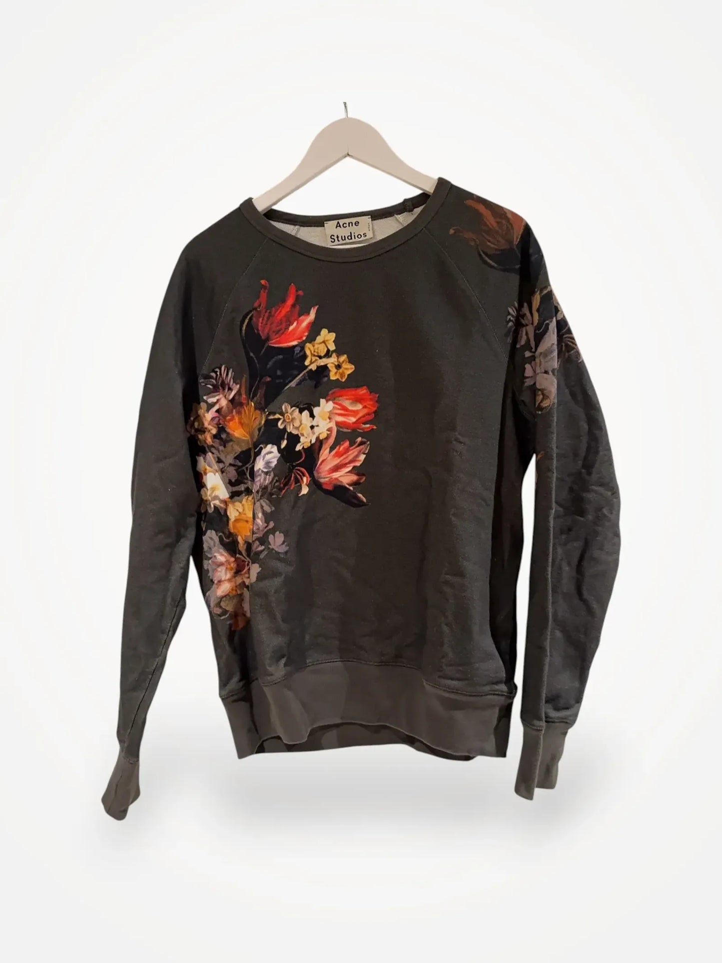 Acne Studios College Print Css14 Sweatshirt