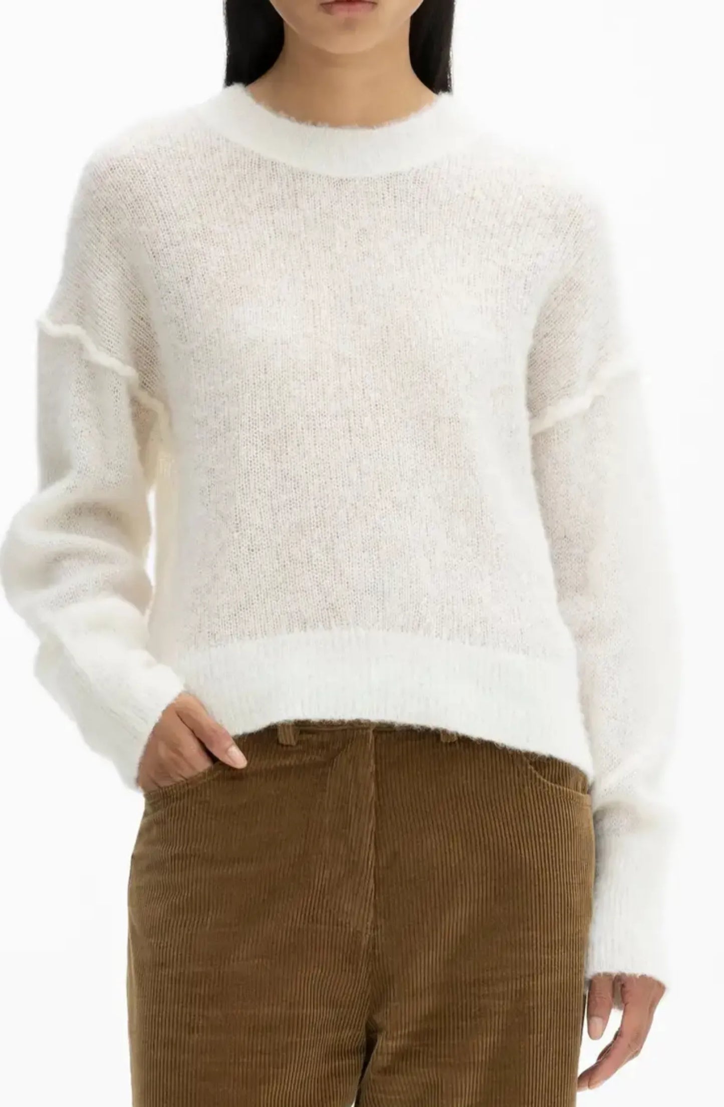 Dagmar Brushed Alpaca Knit-ulltröja