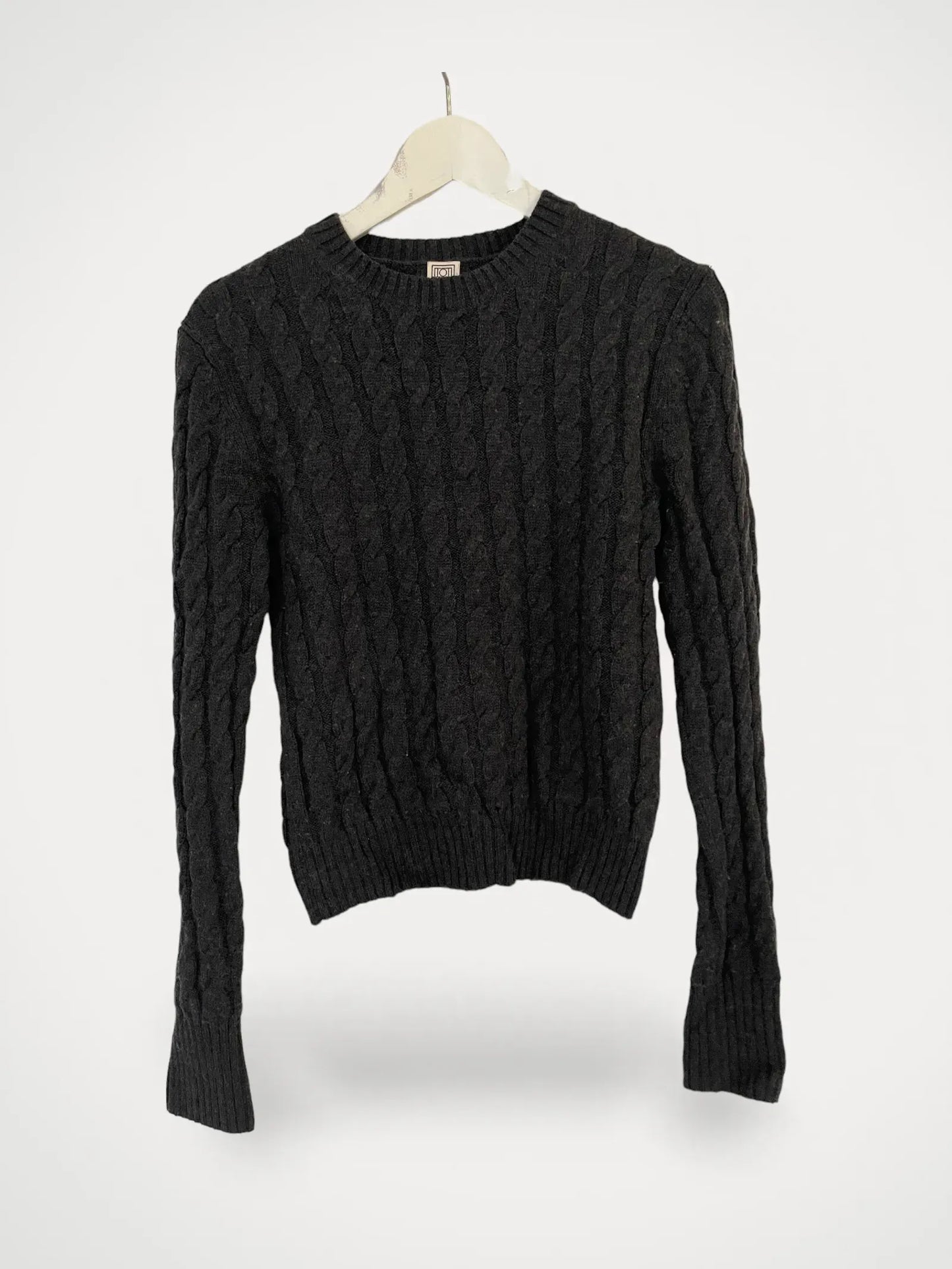 Toteme Petite Cable Knit-ulltröja NWOT