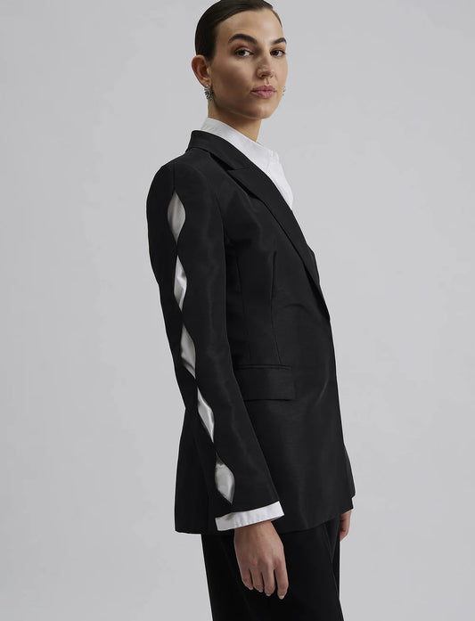 Malina Ina Cut Out Sleeve Blazer