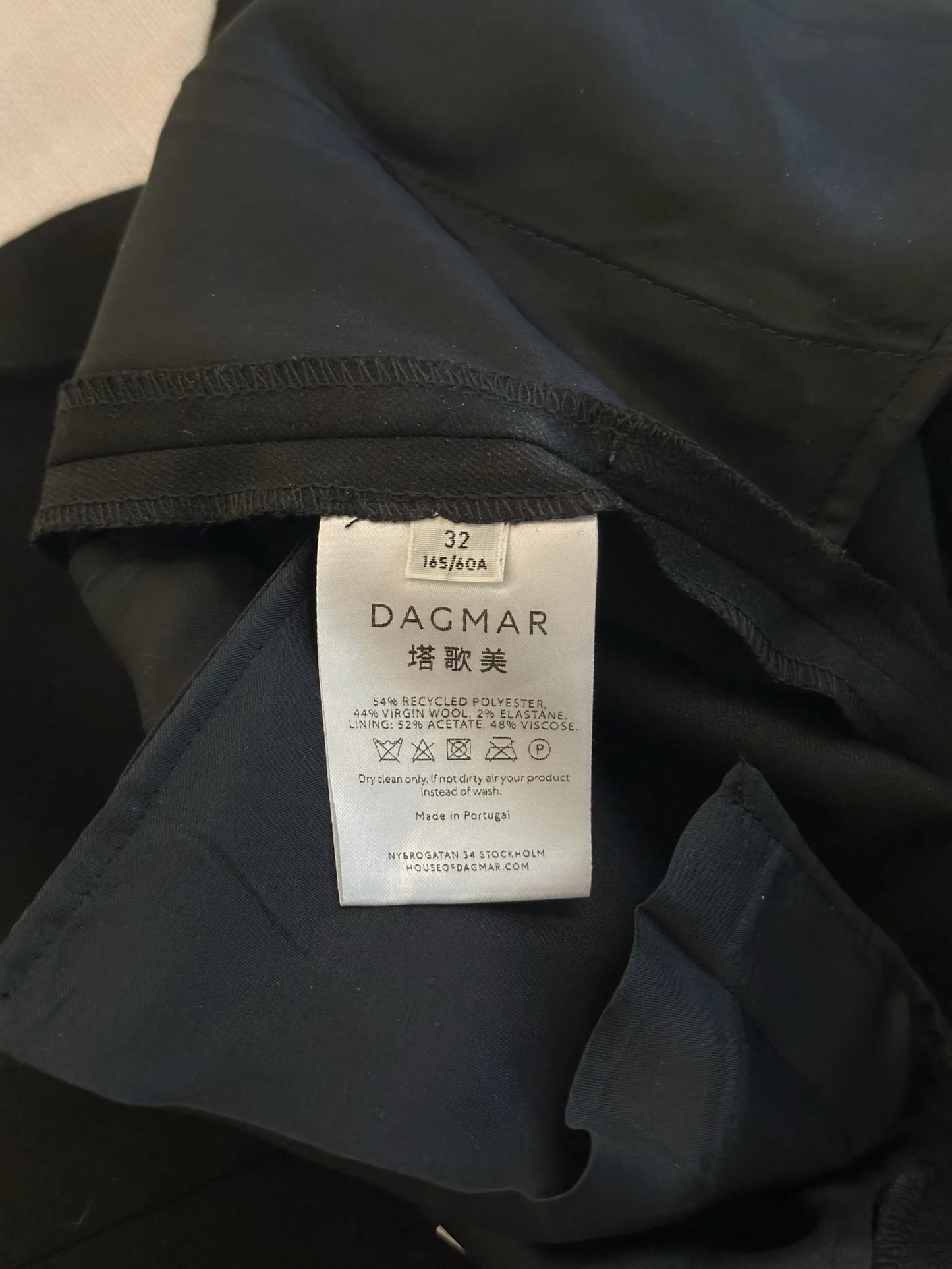 Dagmar Wide Cropped Suit Trousers