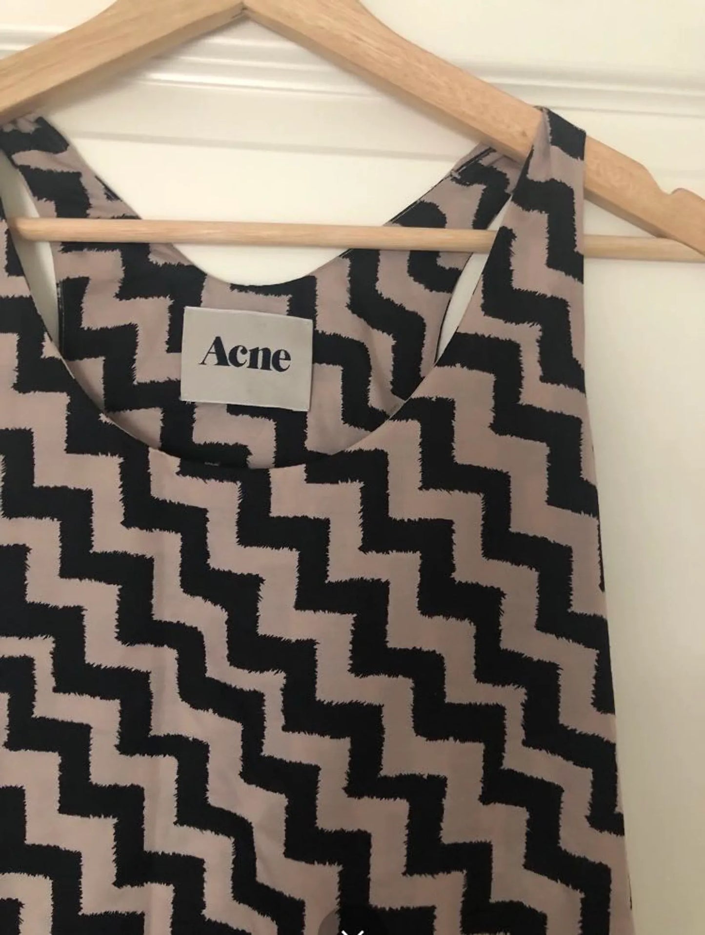 Acne Studios Zig Zag-klänning