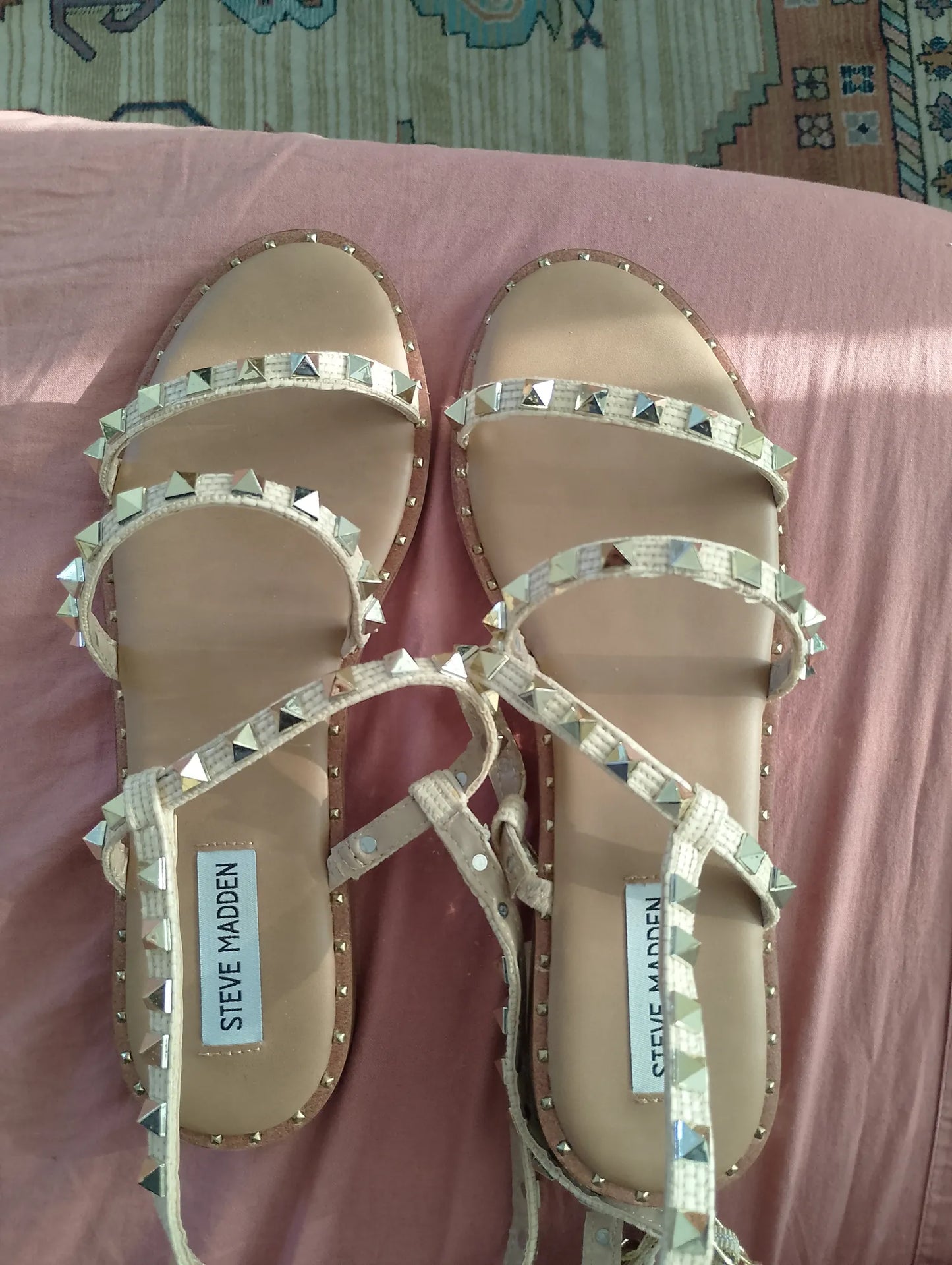 Steve Madden-skinnsandaler NWOT