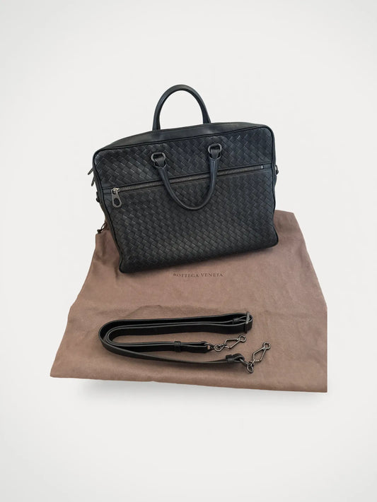 Bottega Veneta Briefcase-skinndatorväska