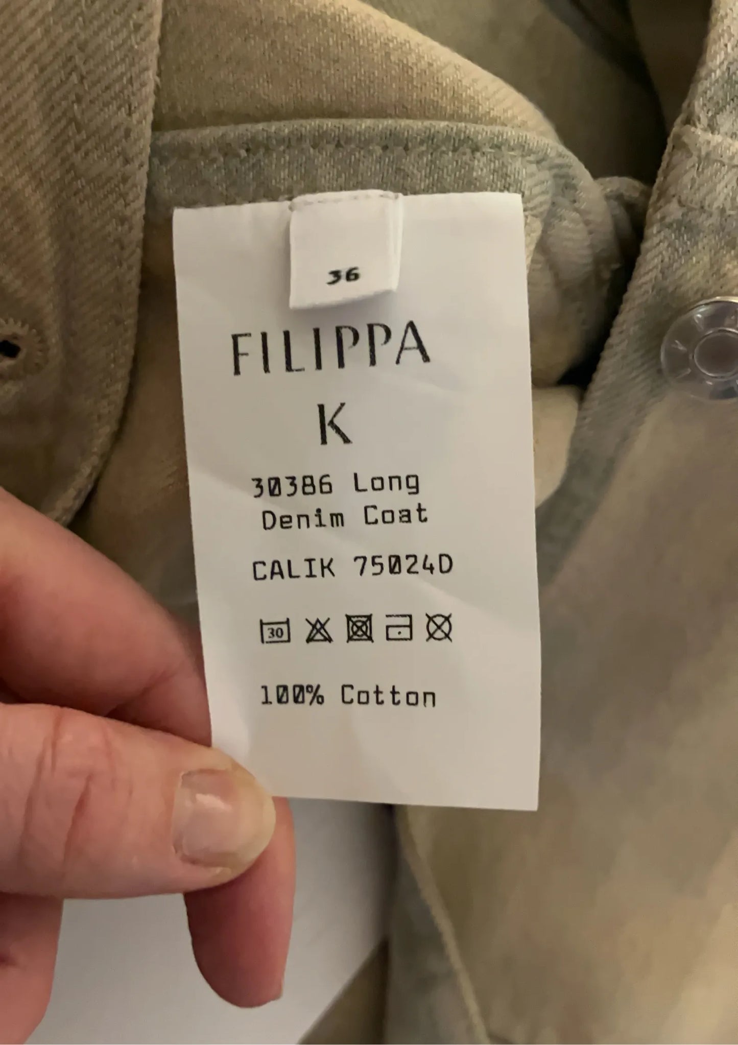 Filippa K Lond Denim Coat