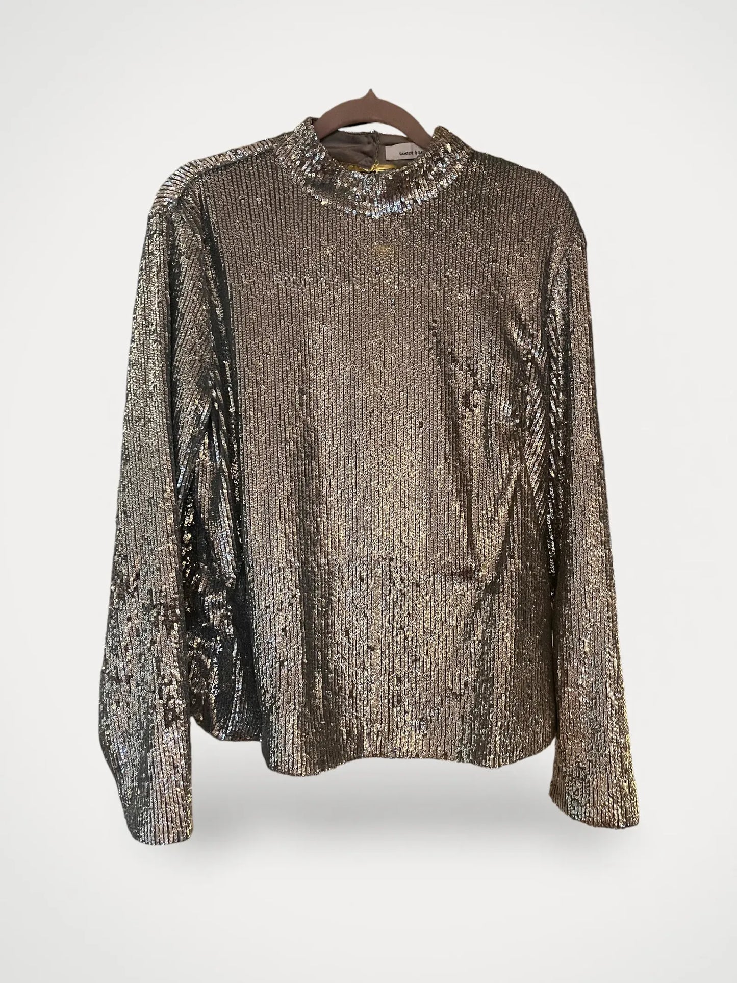 Samsøe Samsøe Theta Sequin-blus NWOT