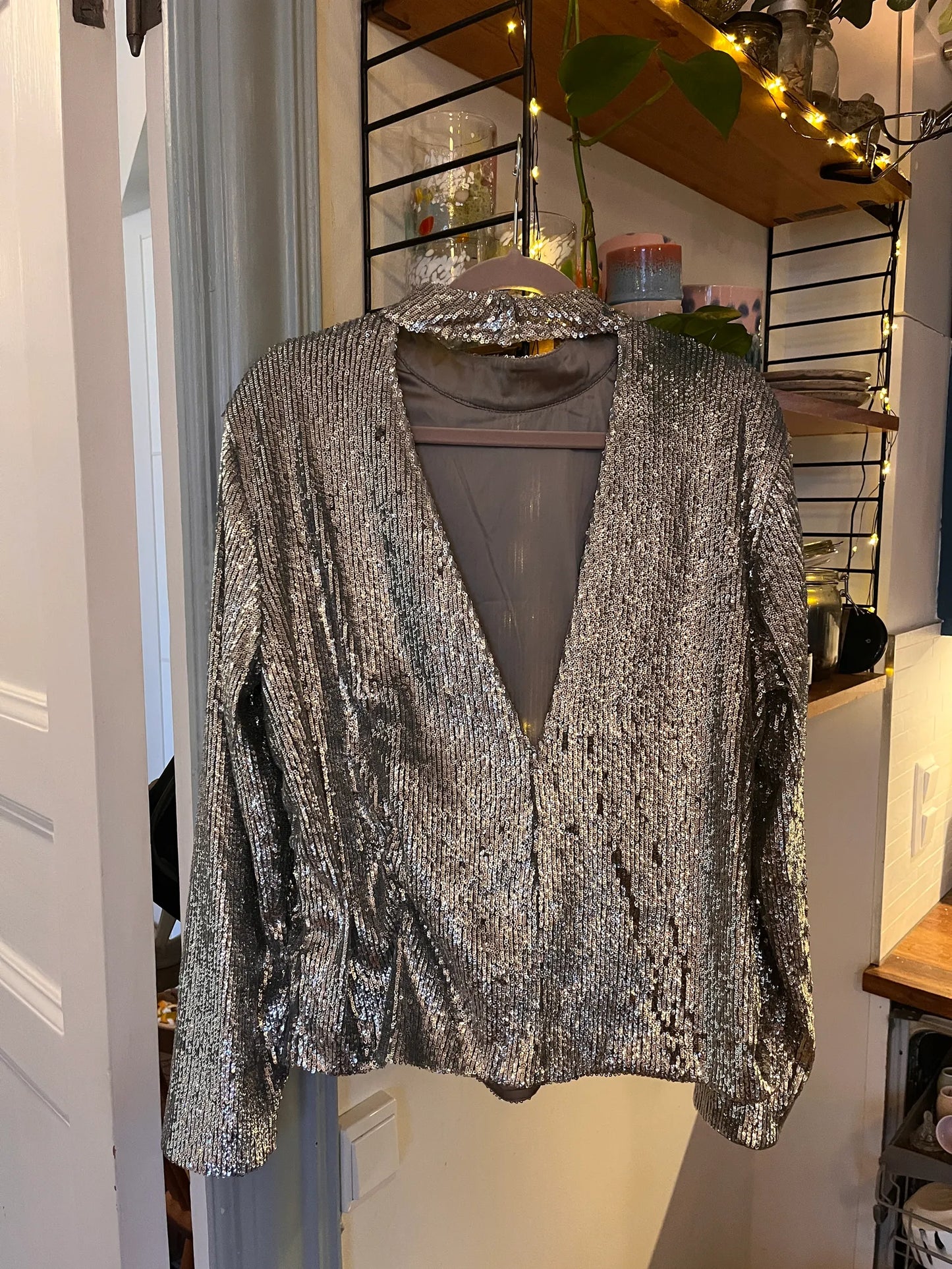 Samsøe Samsøe Theta Sequin-blus NWOT