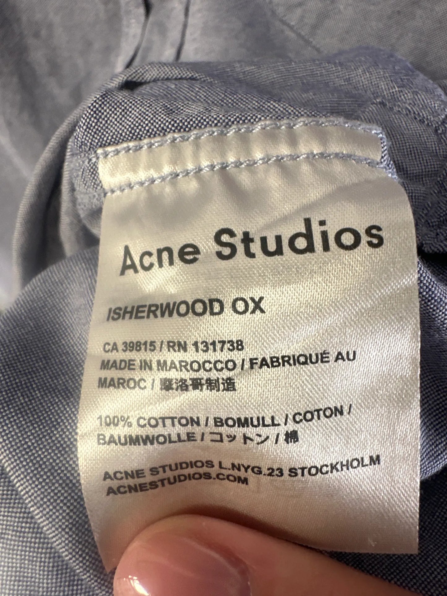 Acne Studios-skjorta