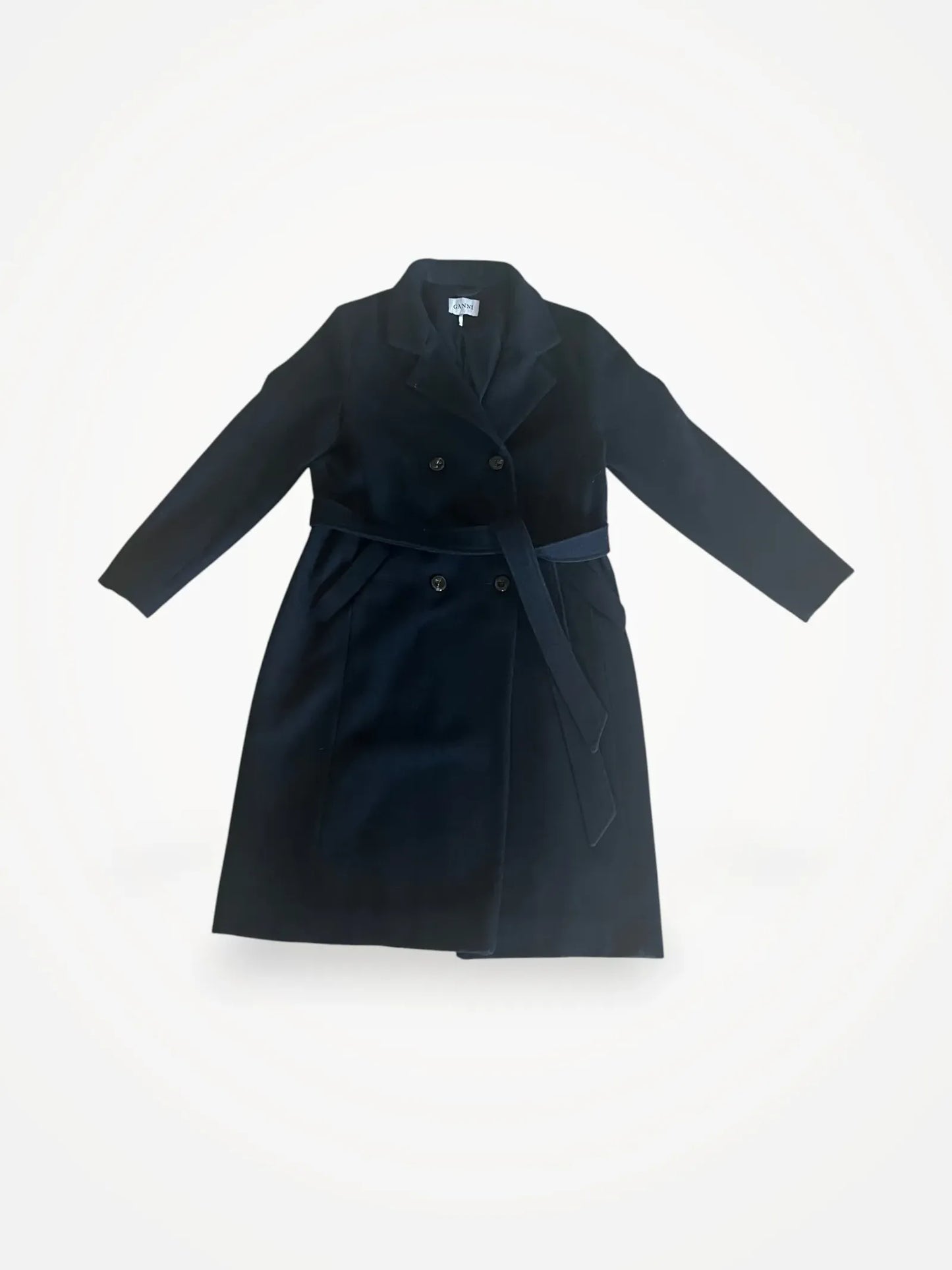 Ganni Malin Wool Coat