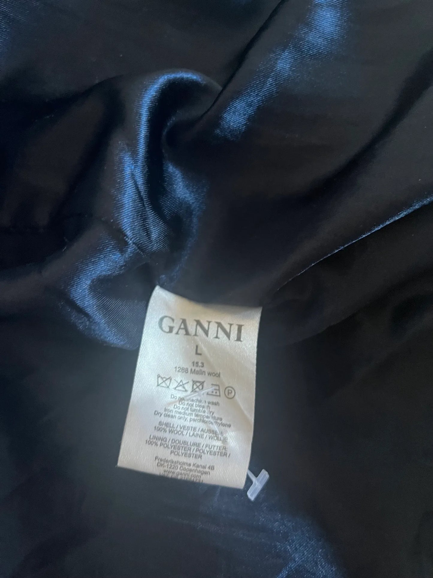 Ganni Malin Wool Coat