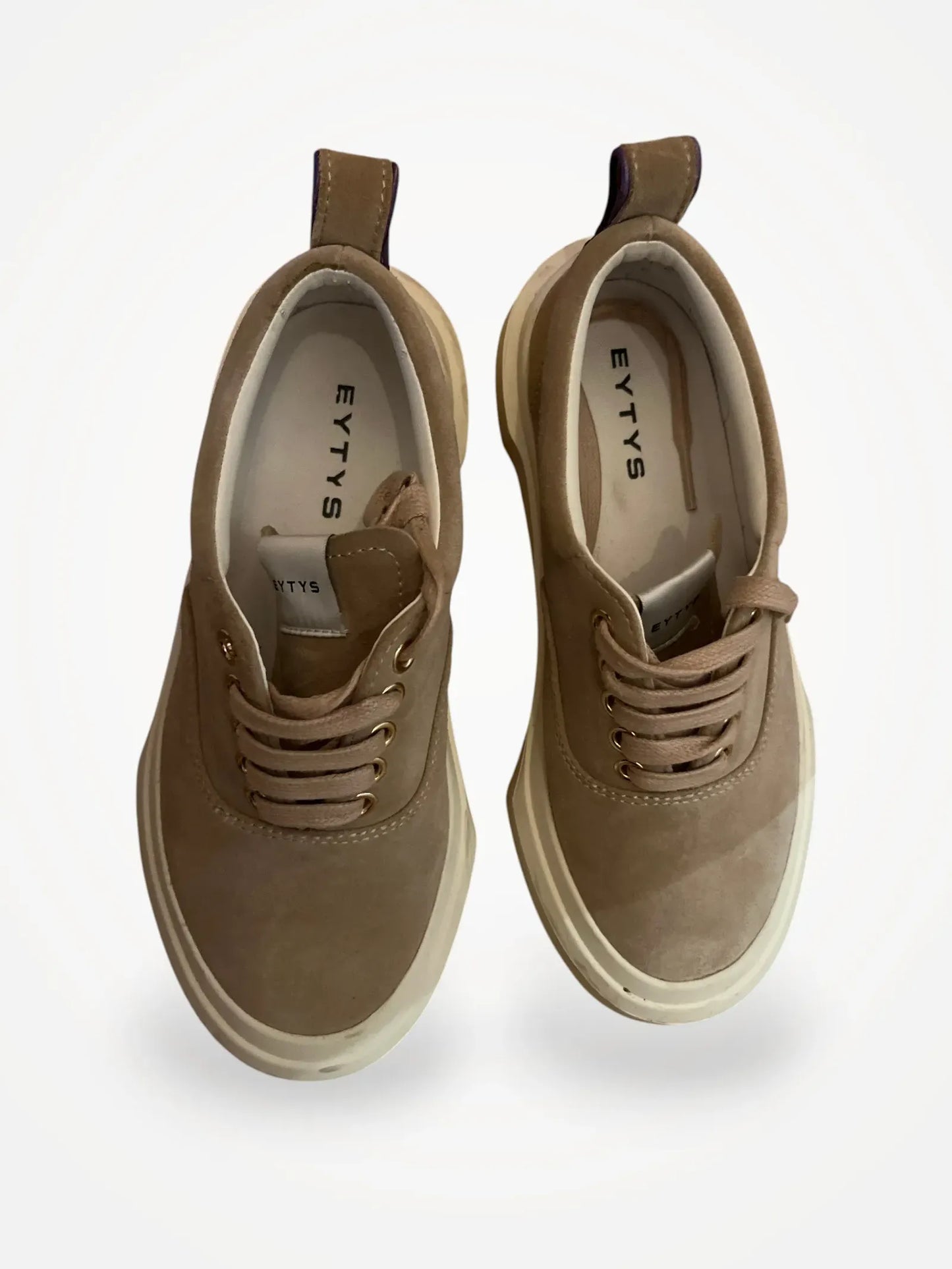 Eytys Mother Ii Suede Dune Sneakers