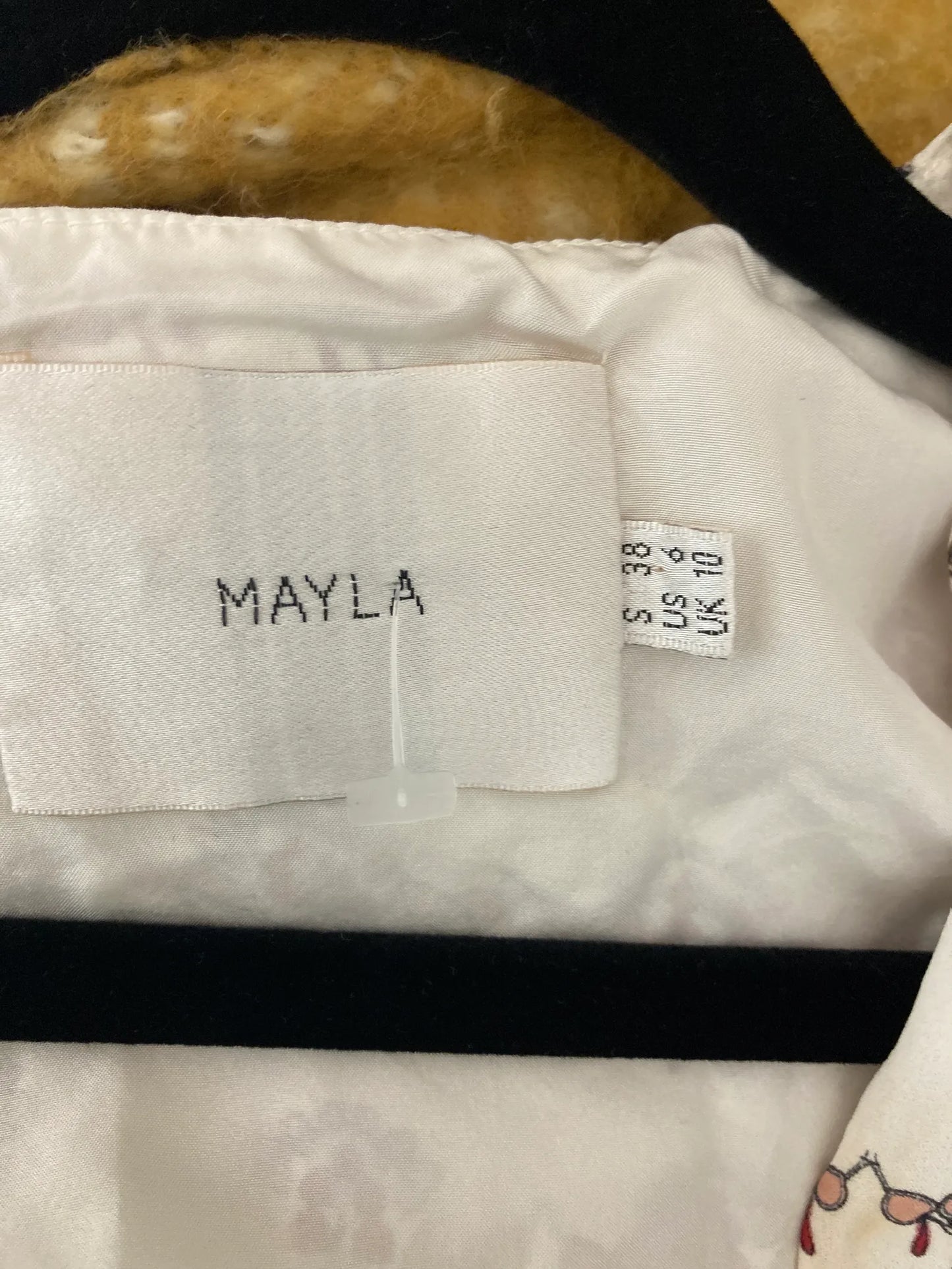 Mayla-sidenklänning