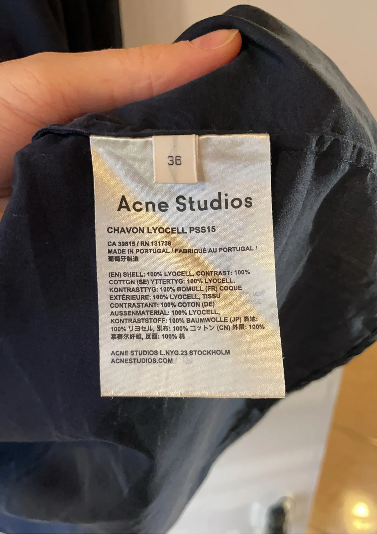 Acne Studios Chavon Lyocell Dress