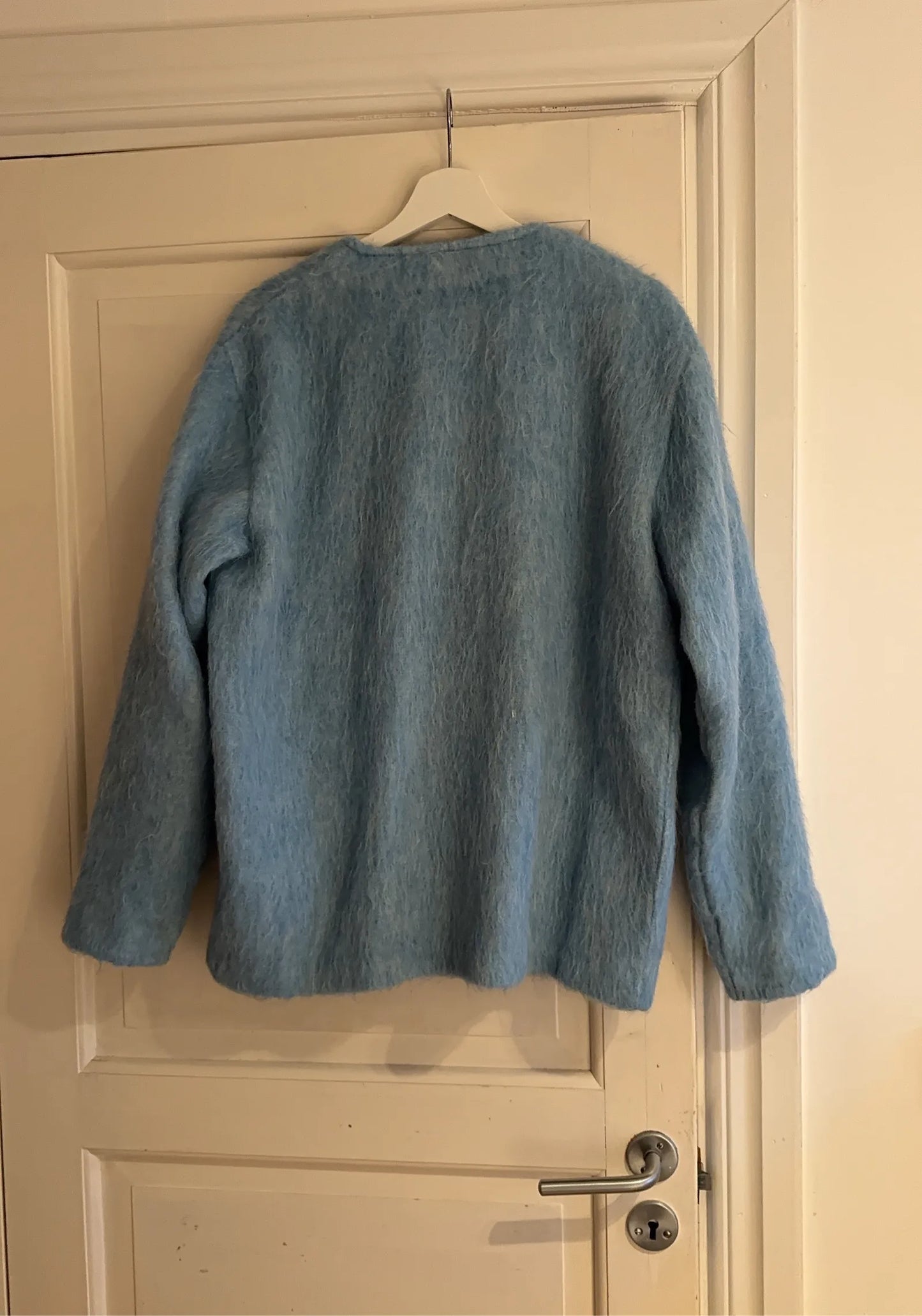 Our Legacy Unisex Baby Blue Mohair Cardigan