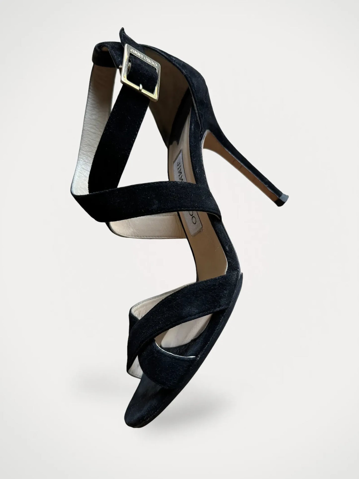 Jimmy Choo Suede Louise Strap-klackar