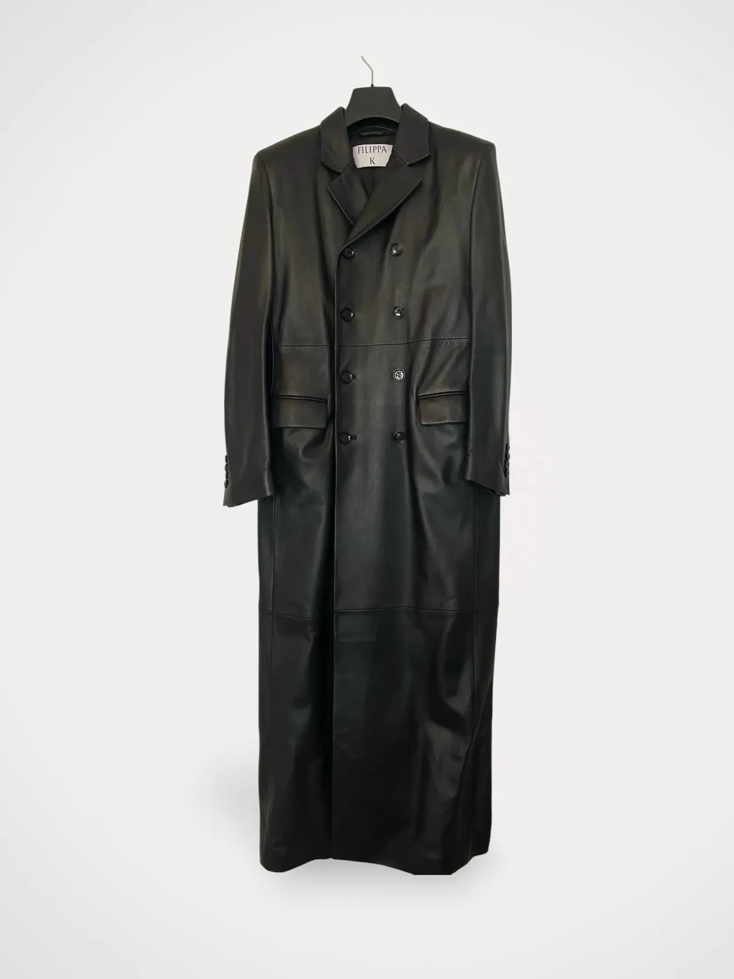 Filippa K Leather Coat-skinnkappa NWOT