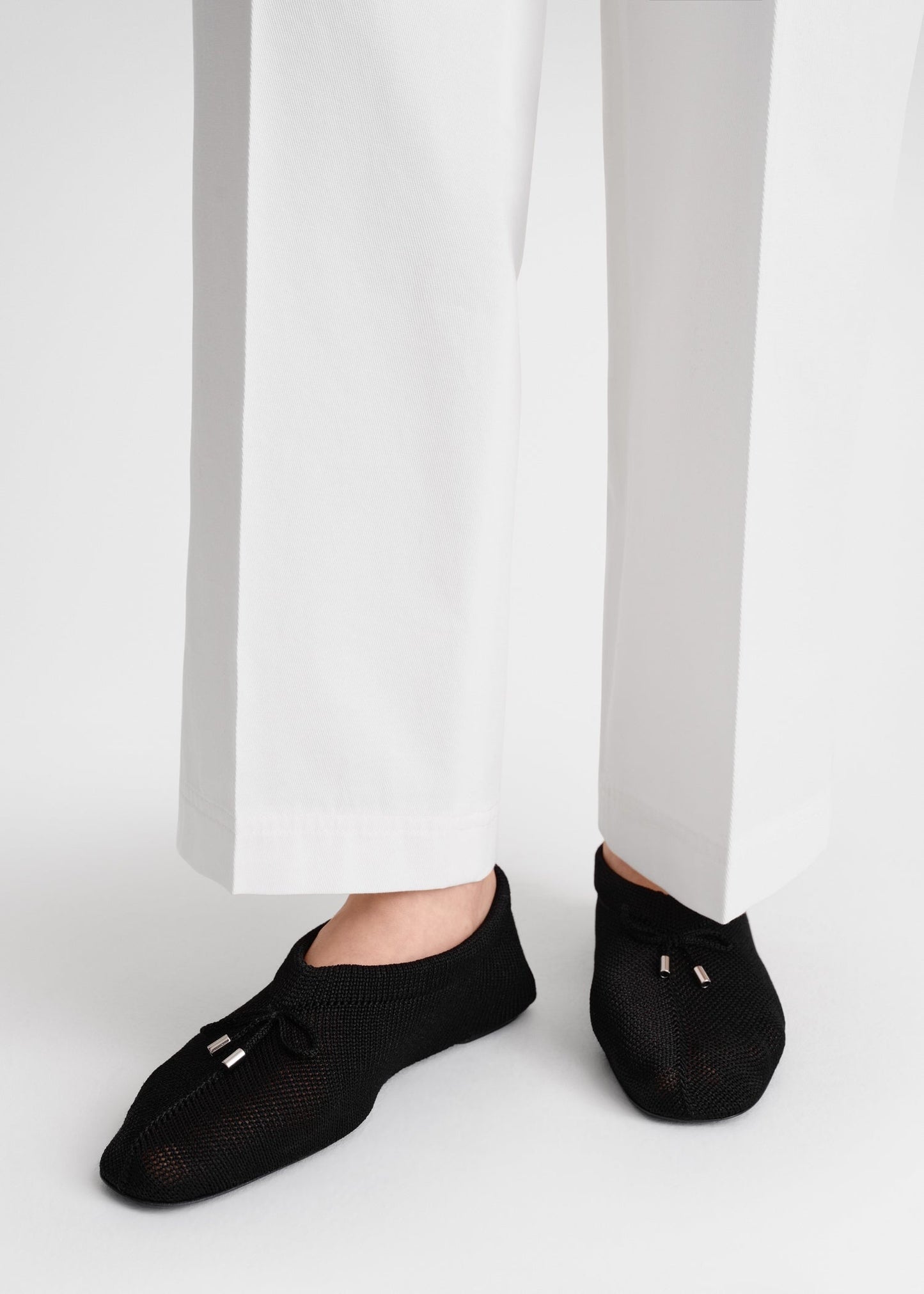 Toteme Knitted Ballerina Ballet flats