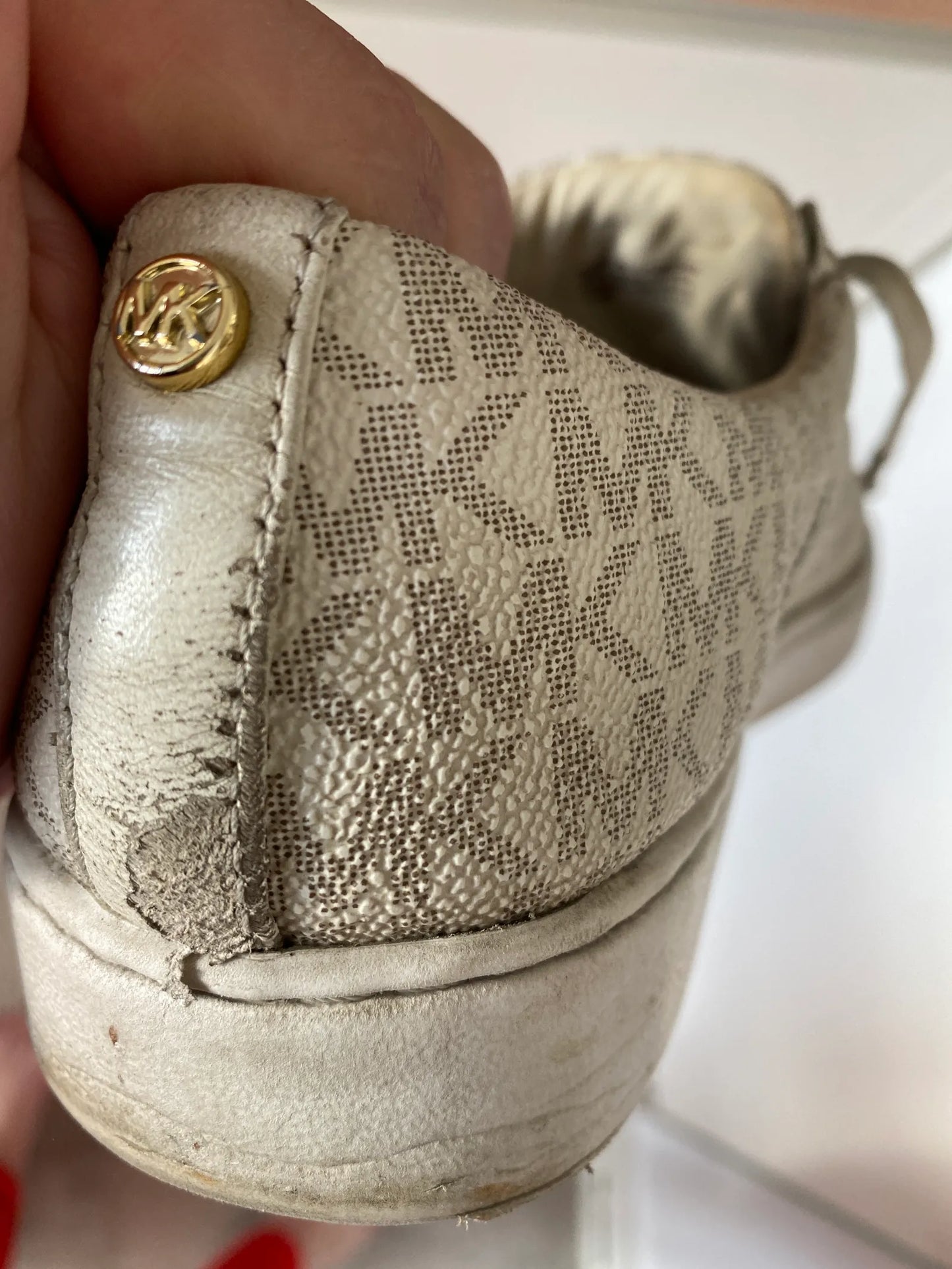 Michael Kors-skinnsneakers