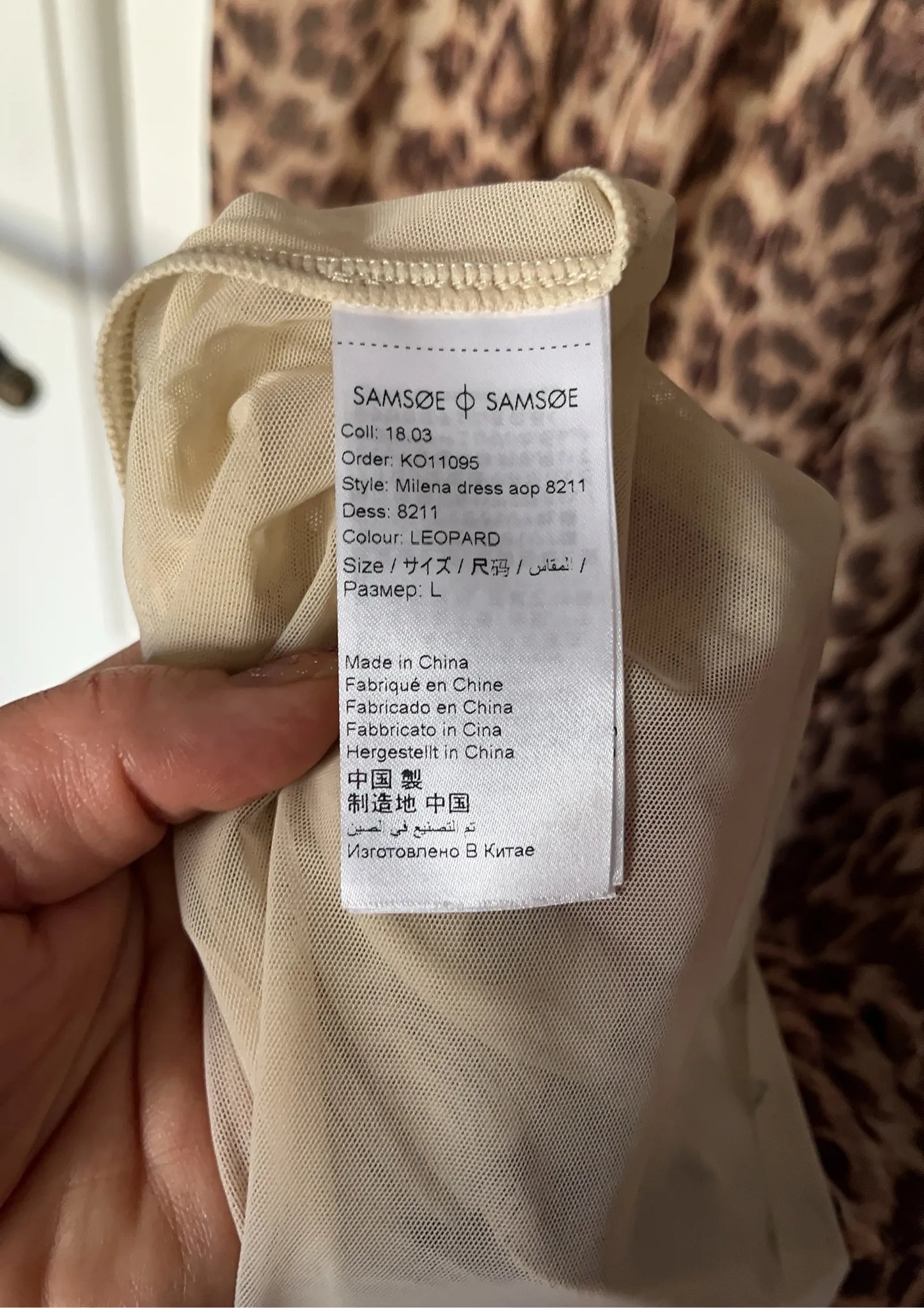 Samsøe Samsøe Miliena Aop 8211-klänning NWOT