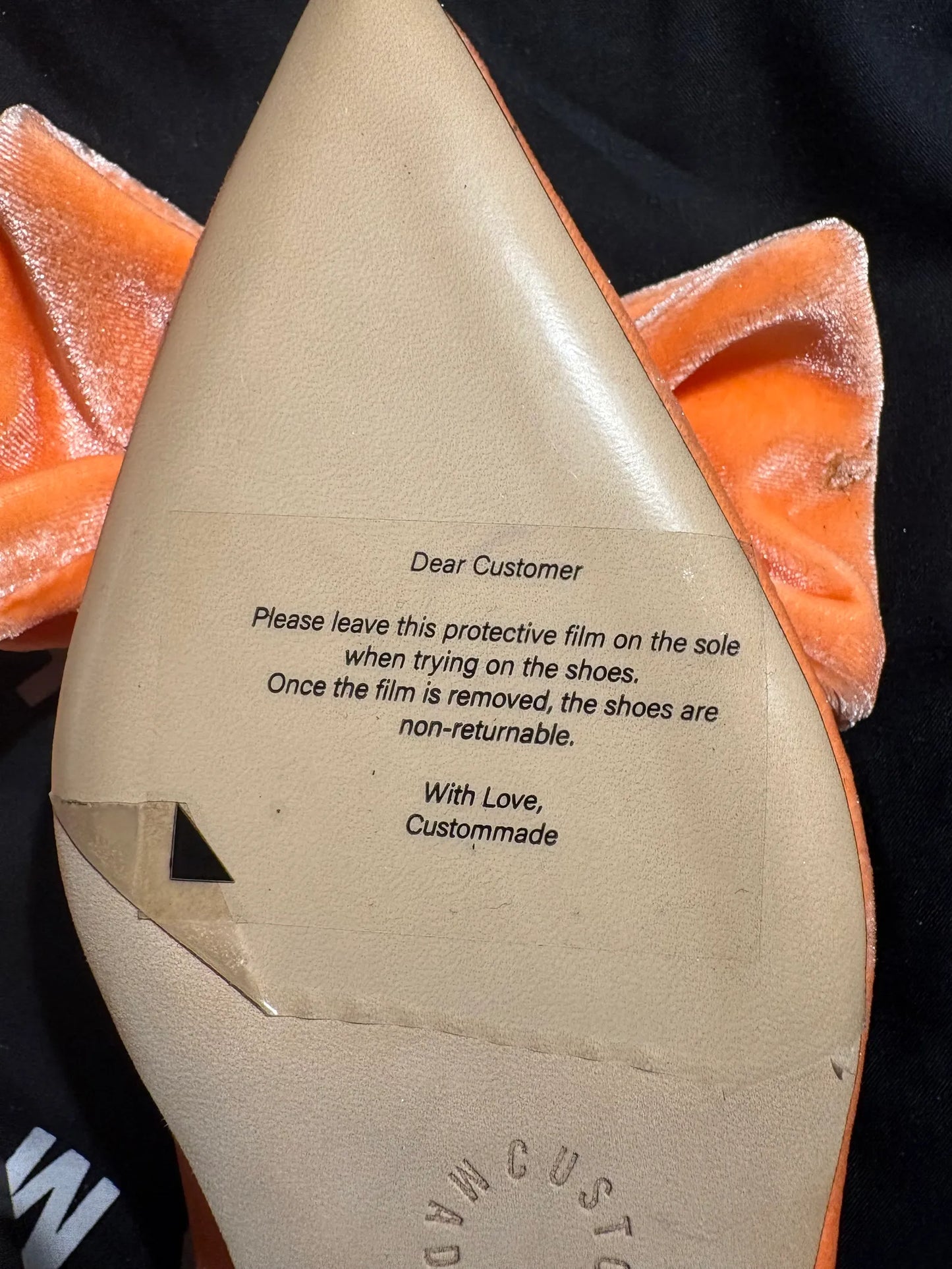 Custommade Annabelle’s Velvet Ballet flats