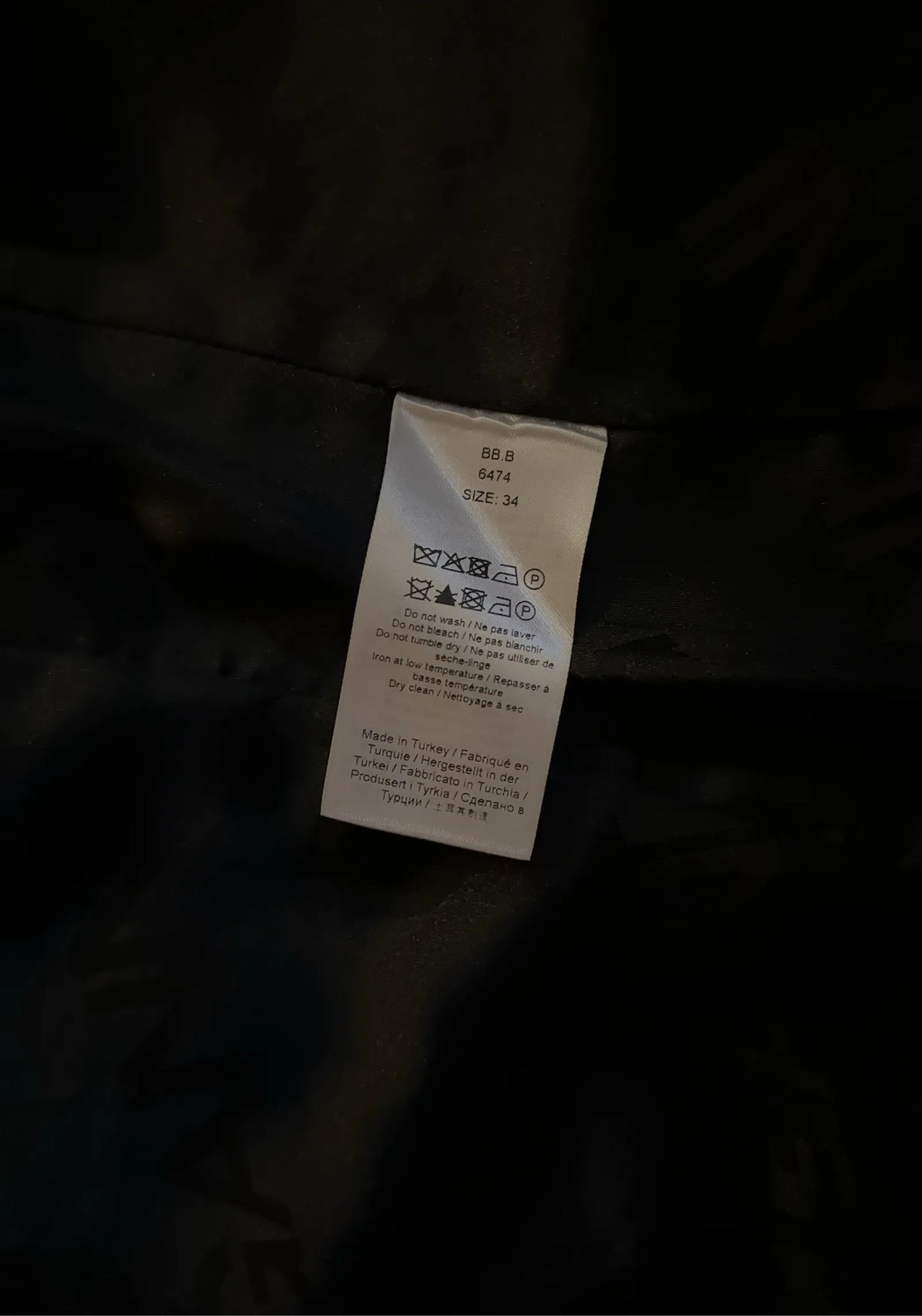 Ganni Striped - Black Blazer