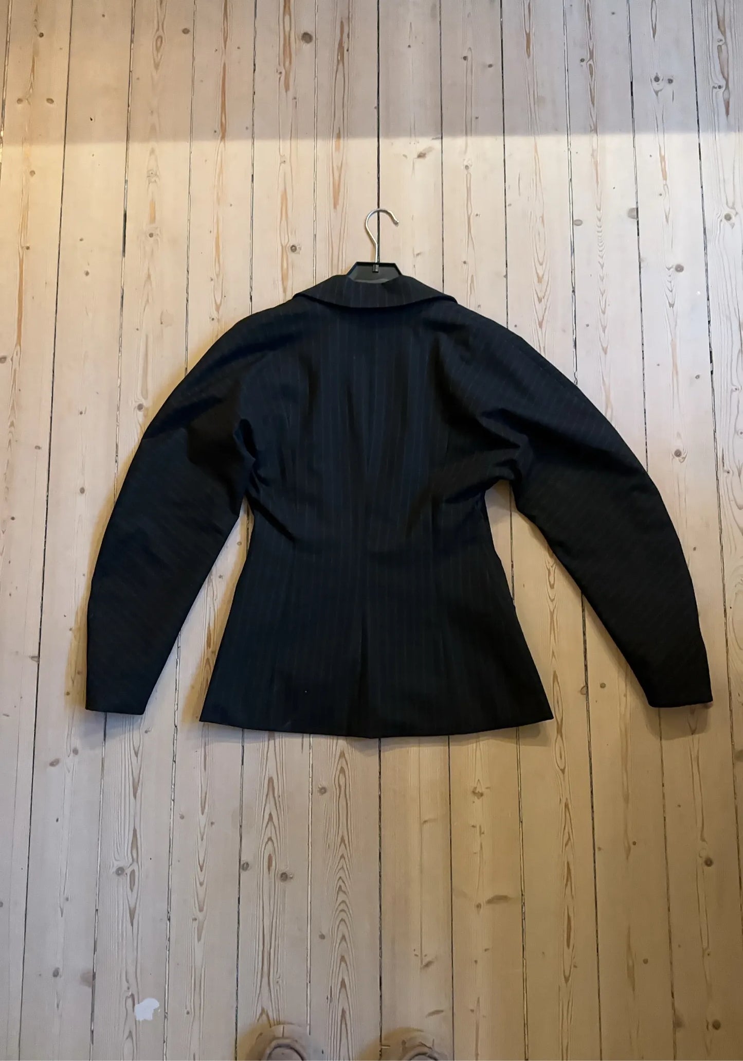 Ganni Striped - Black Blazer