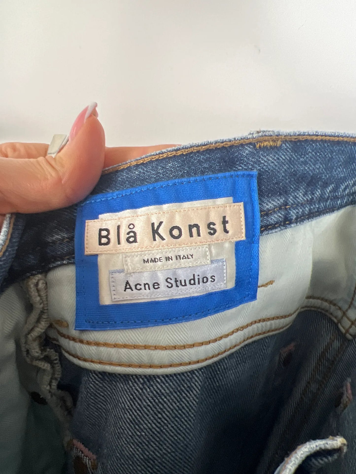 Acne Studios Log Mid Blue-jeans