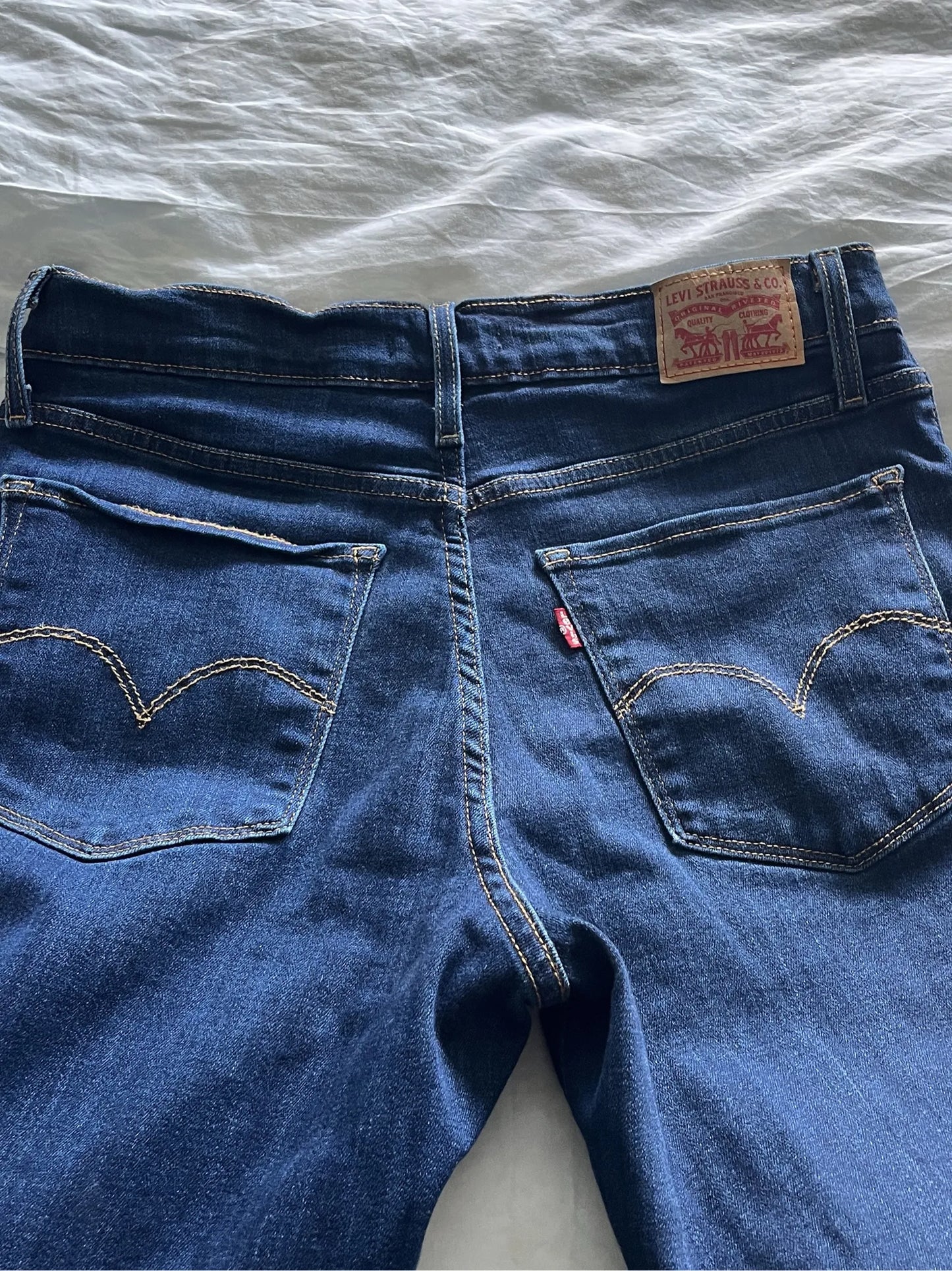 Levi's High Rise Straight Jeans