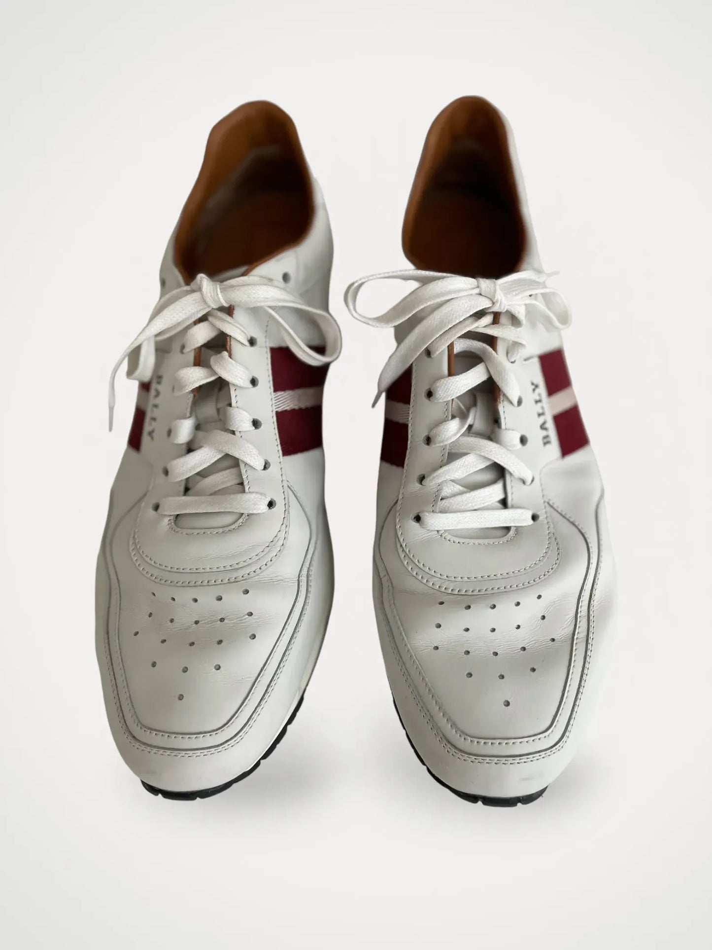 Bally Darsyl Leather Running White-skinnsneakers NWOT