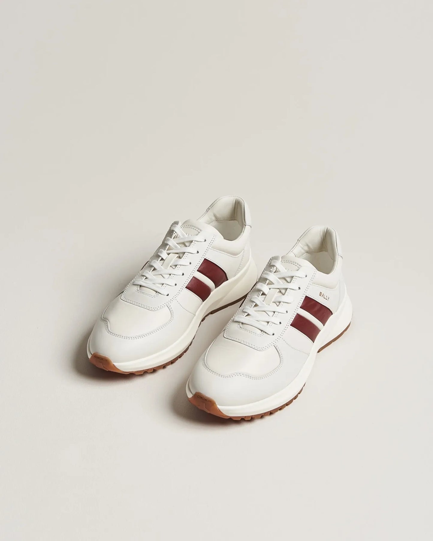 Bally Darsyl Leather Running White-skinnsneakers NWOT