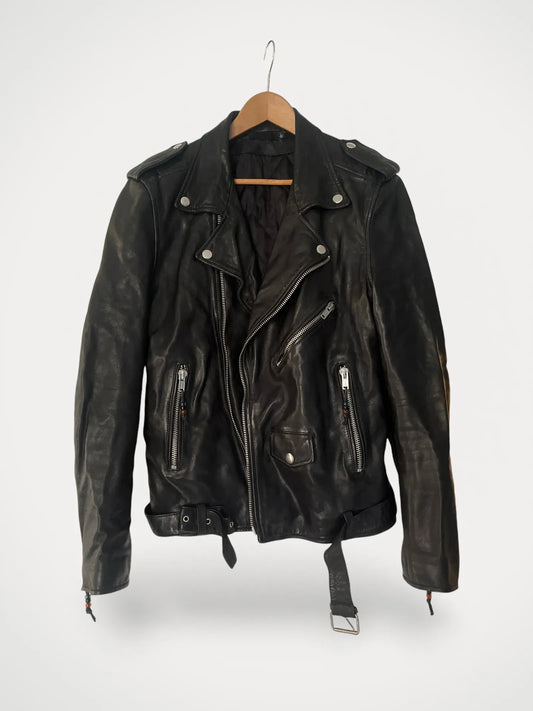 BLK DNM Leatherjjacket 5-skinnjacka NWOT