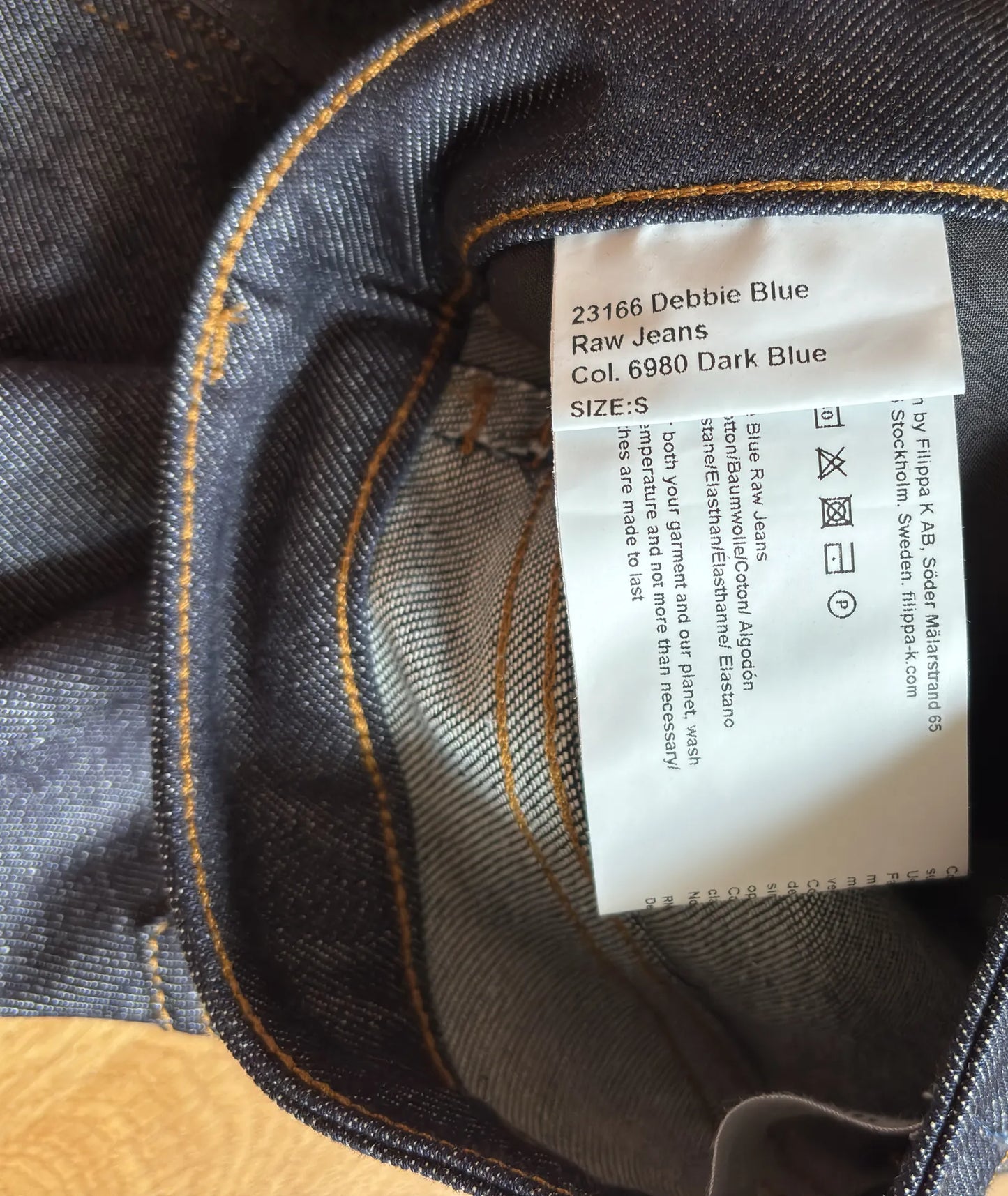 Filippa K Debbie Blue Raw Jeans