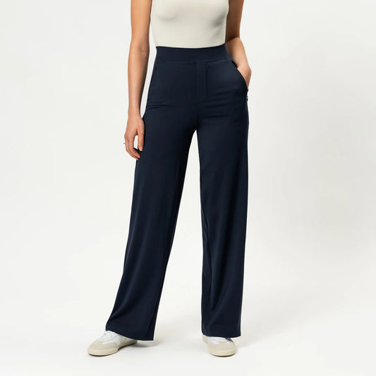 Ninepine Asana Relaxed Straight-byxor NWT