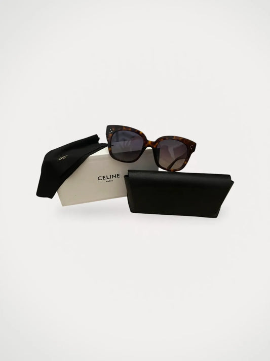 Céline New Audrey Tortoise Shell-solglasögon