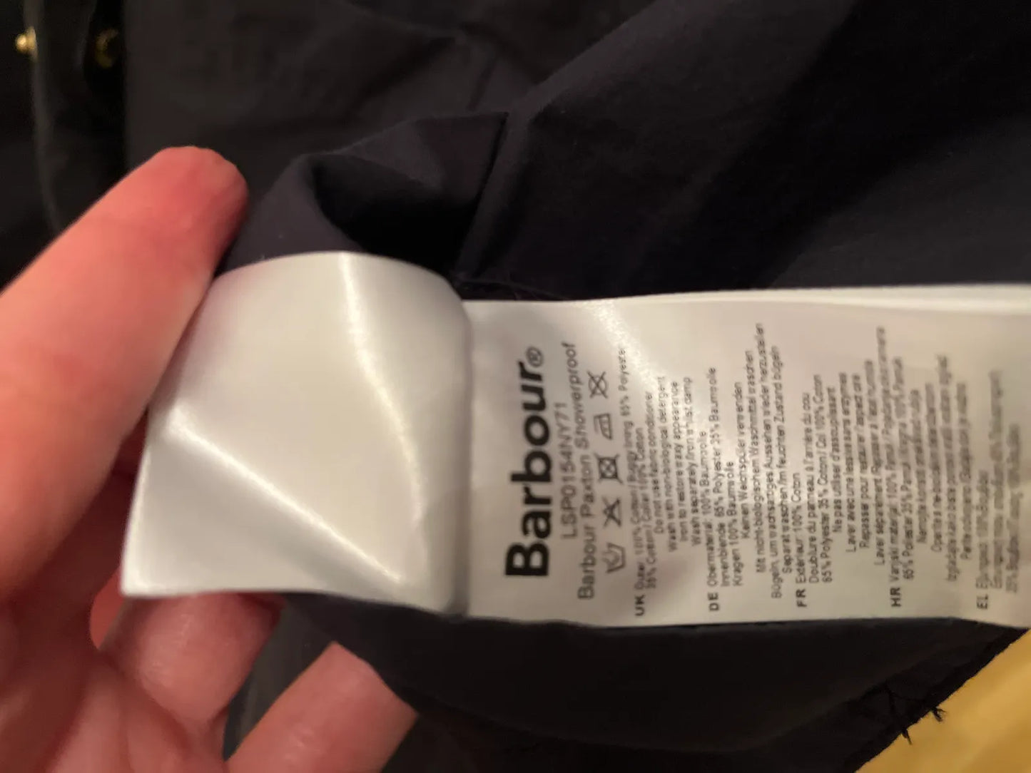 Barbour Paxton Showerproof Coat