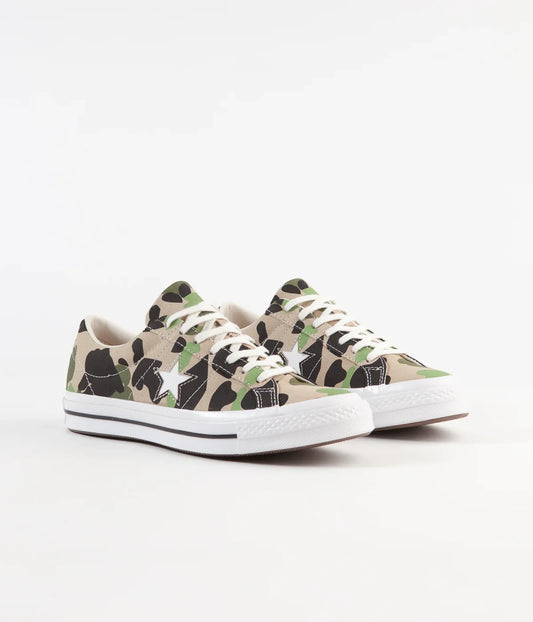 Converse One Star Ox Archive Print Remixed Shoes Sneakers