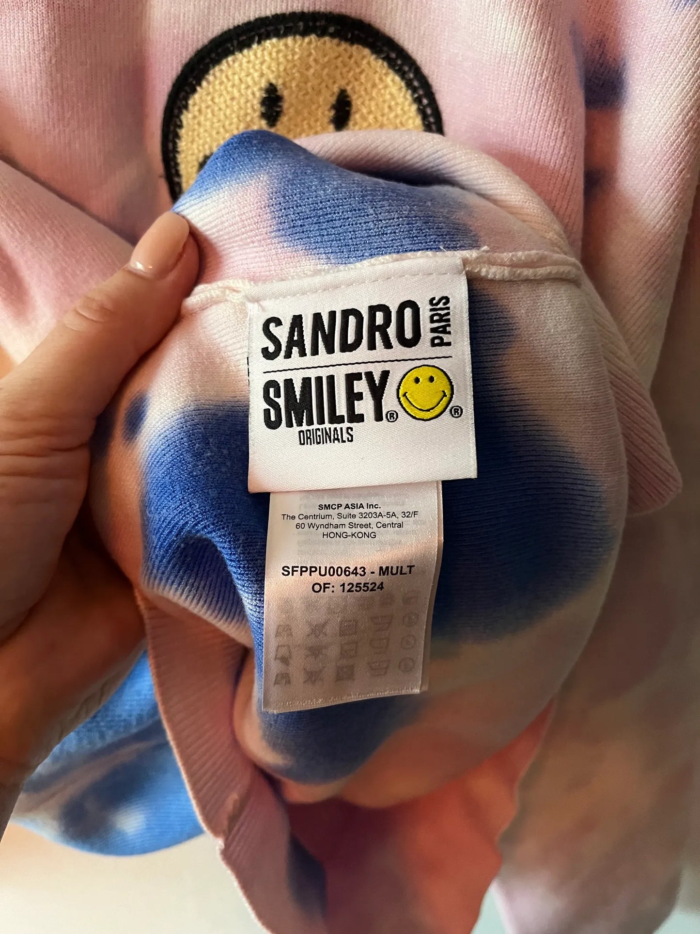 Sandro Smiley Tie-dyed-tröja