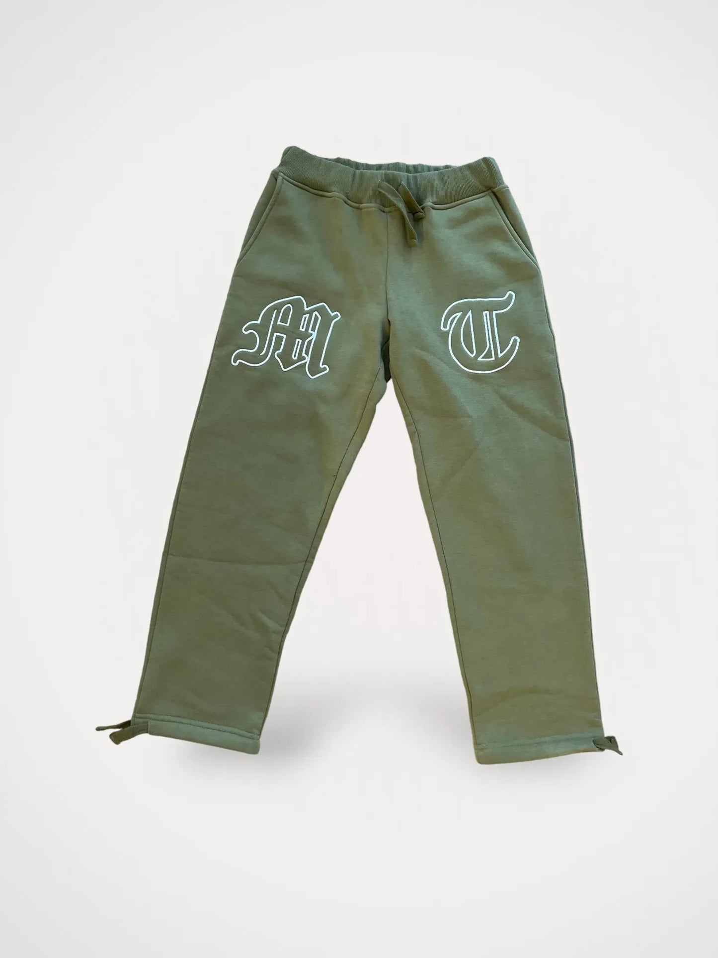 Tuttolente 'mt' Joggers Military Green-mjukisbyxor NWOT