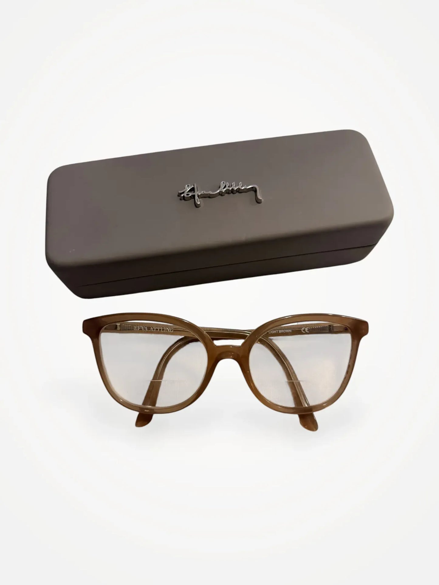 Efva Attling Dorothy Light Brown Glasses
