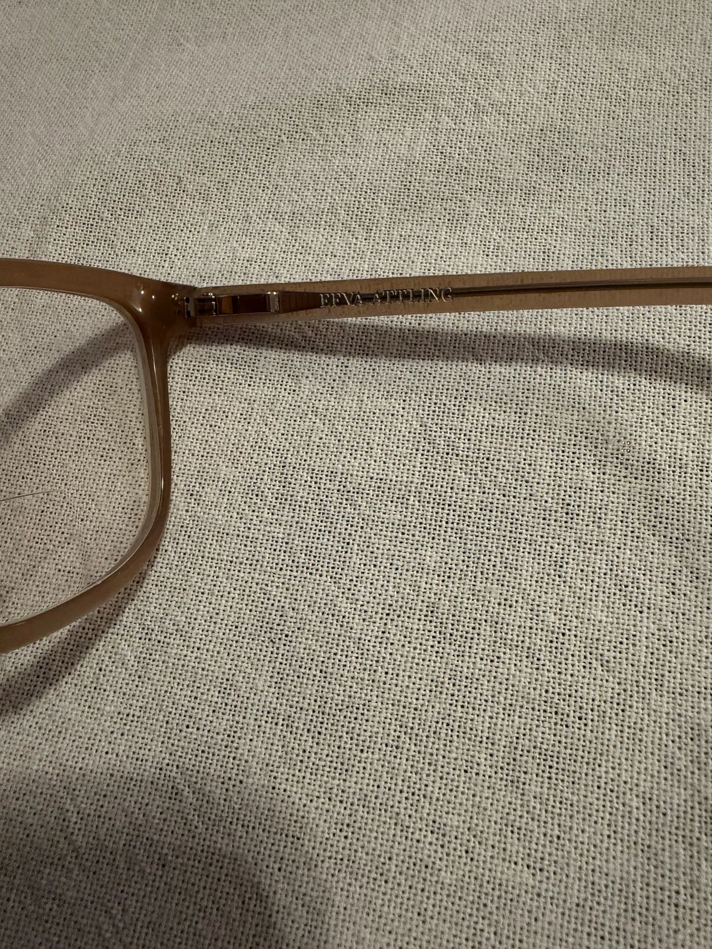 Efva Attling Dorothy Light Brown Glasses